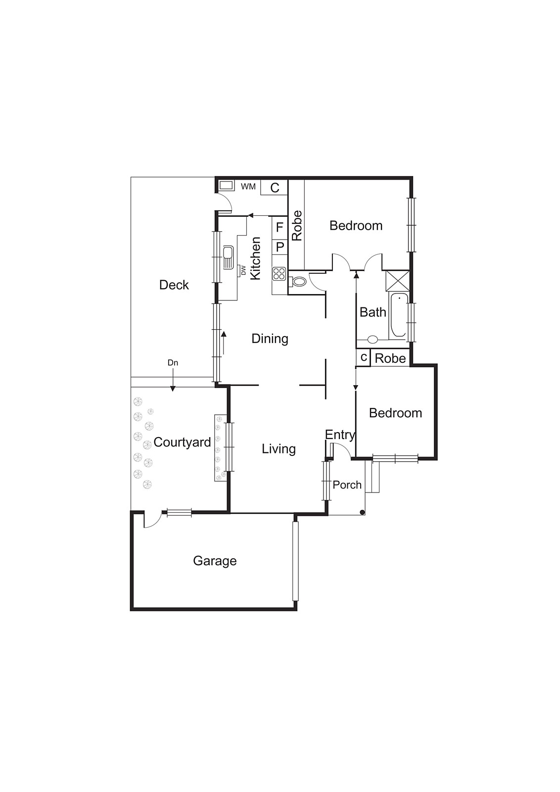 2/58 Bent Street, Mckinnon VIC 3204 - Floorplan