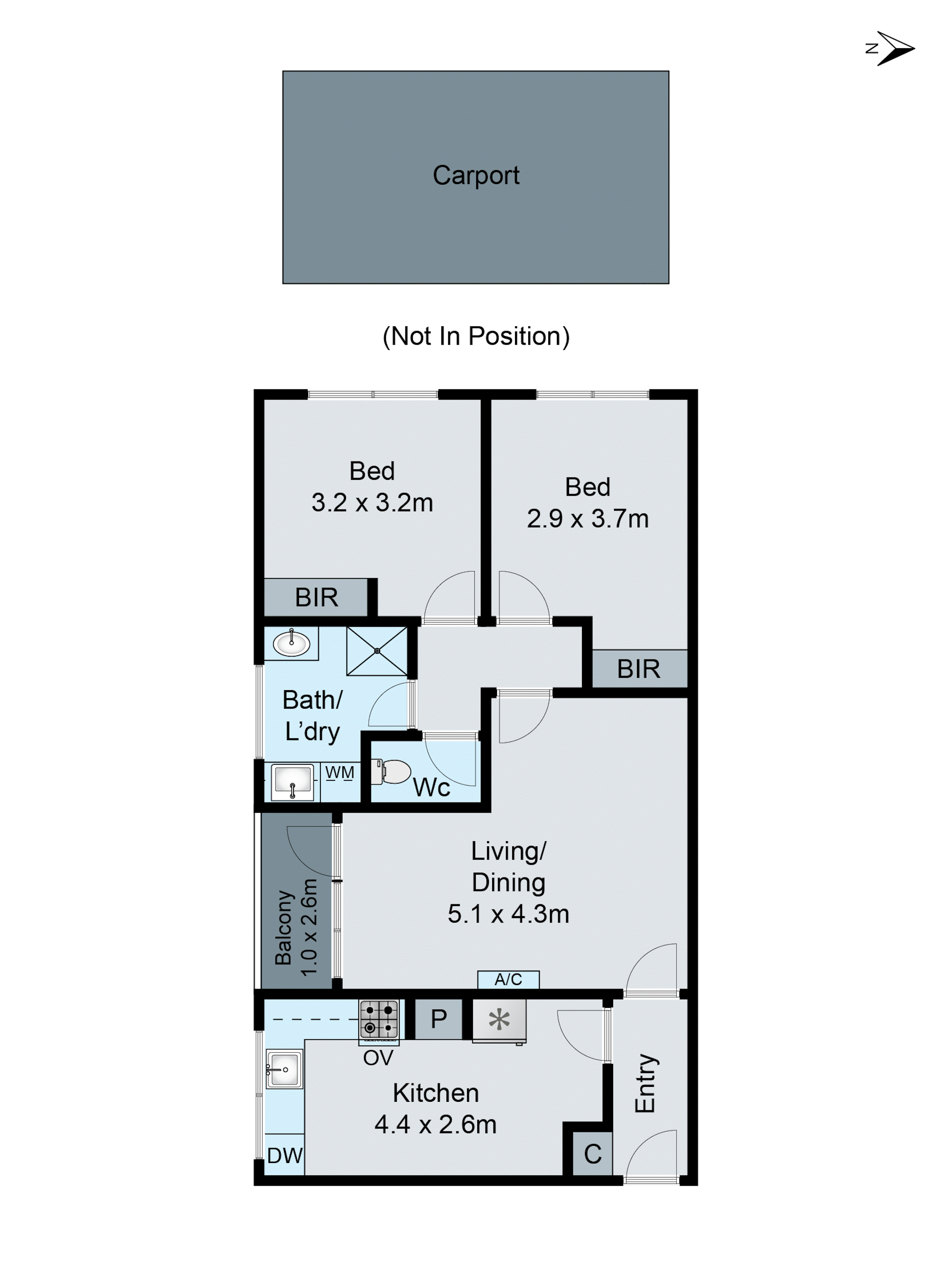 2/58 Cawkwell Street, Malvern VIC 3144 - Floorplan