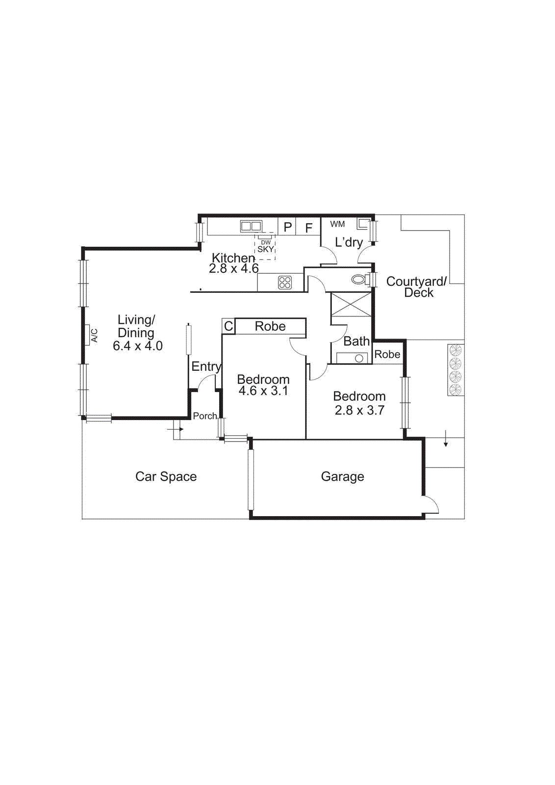 2/58 Collins Street, Mentone VIC 3194 - Floorplan