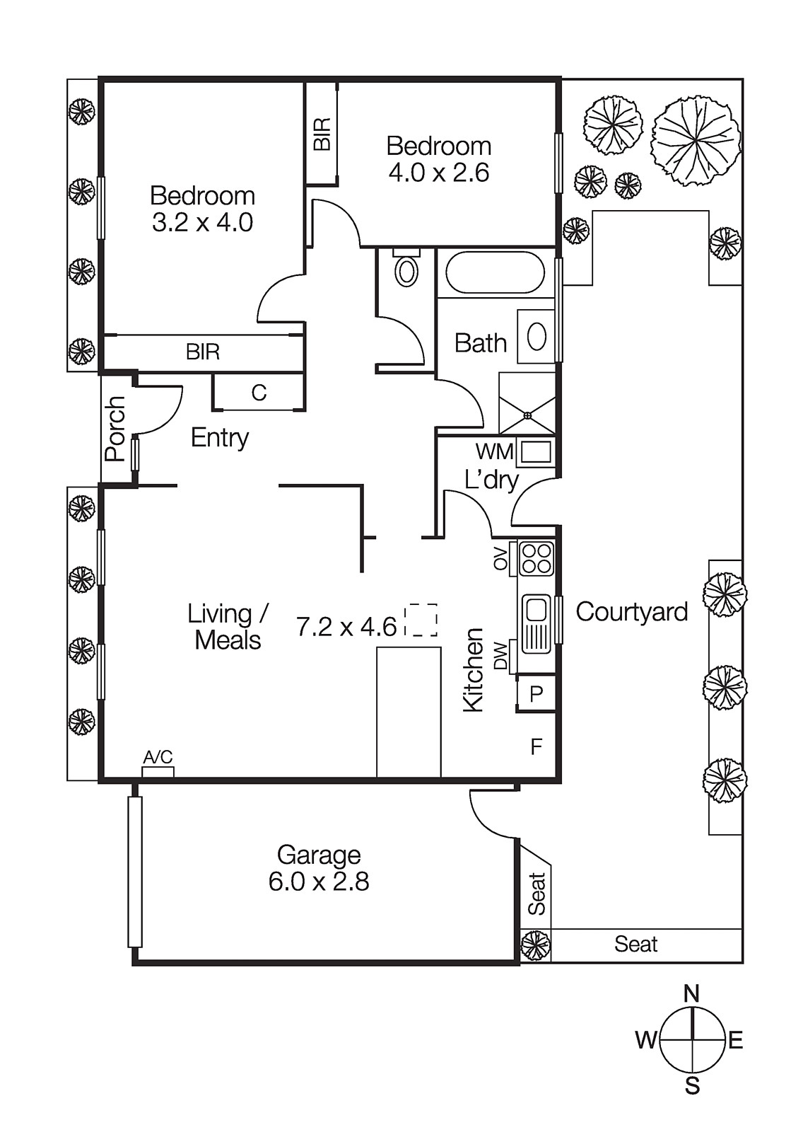 2/58 Crisp Street, Hampton VIC 3188 - Floorplan