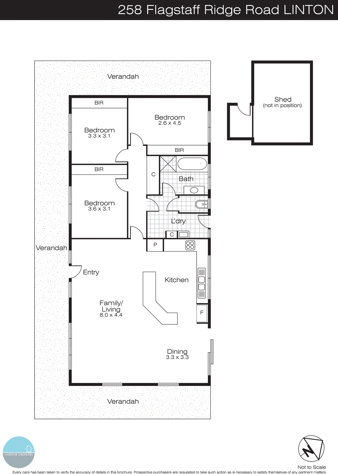 258 Flagstaff Ridge Road, Linton VIC 3360 - Floorplan