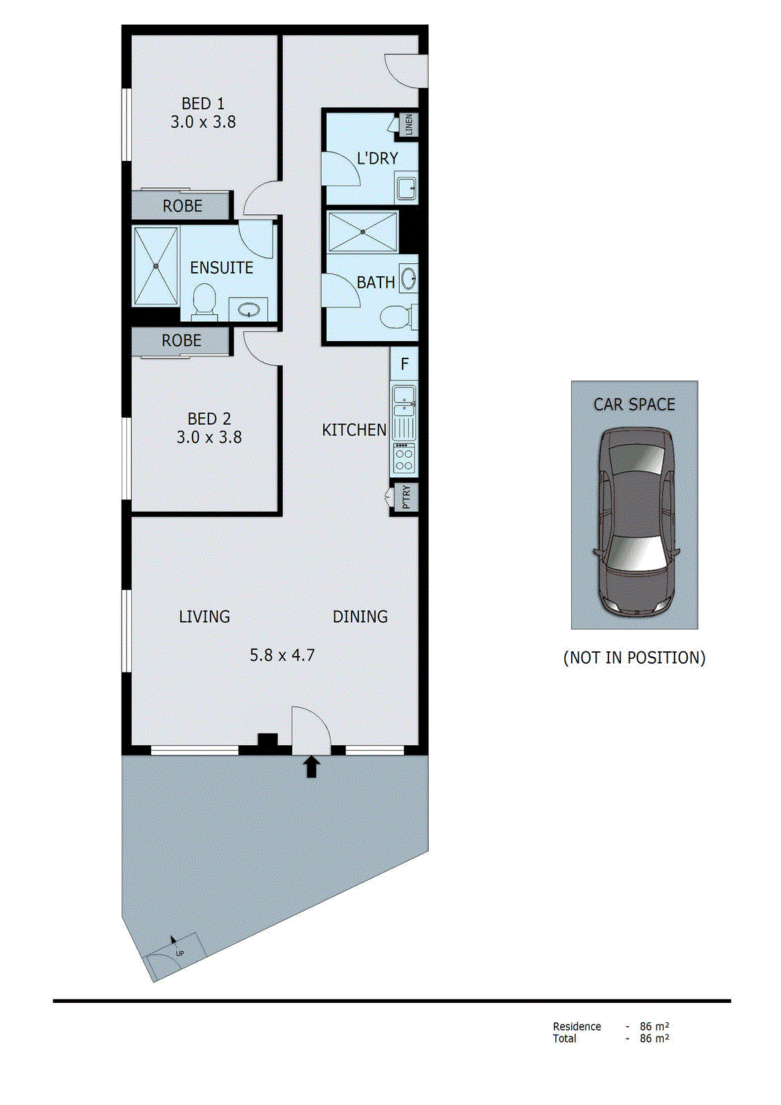 25/80 Cheltenham Road, Dandenong VIC 3175 - Floorplan