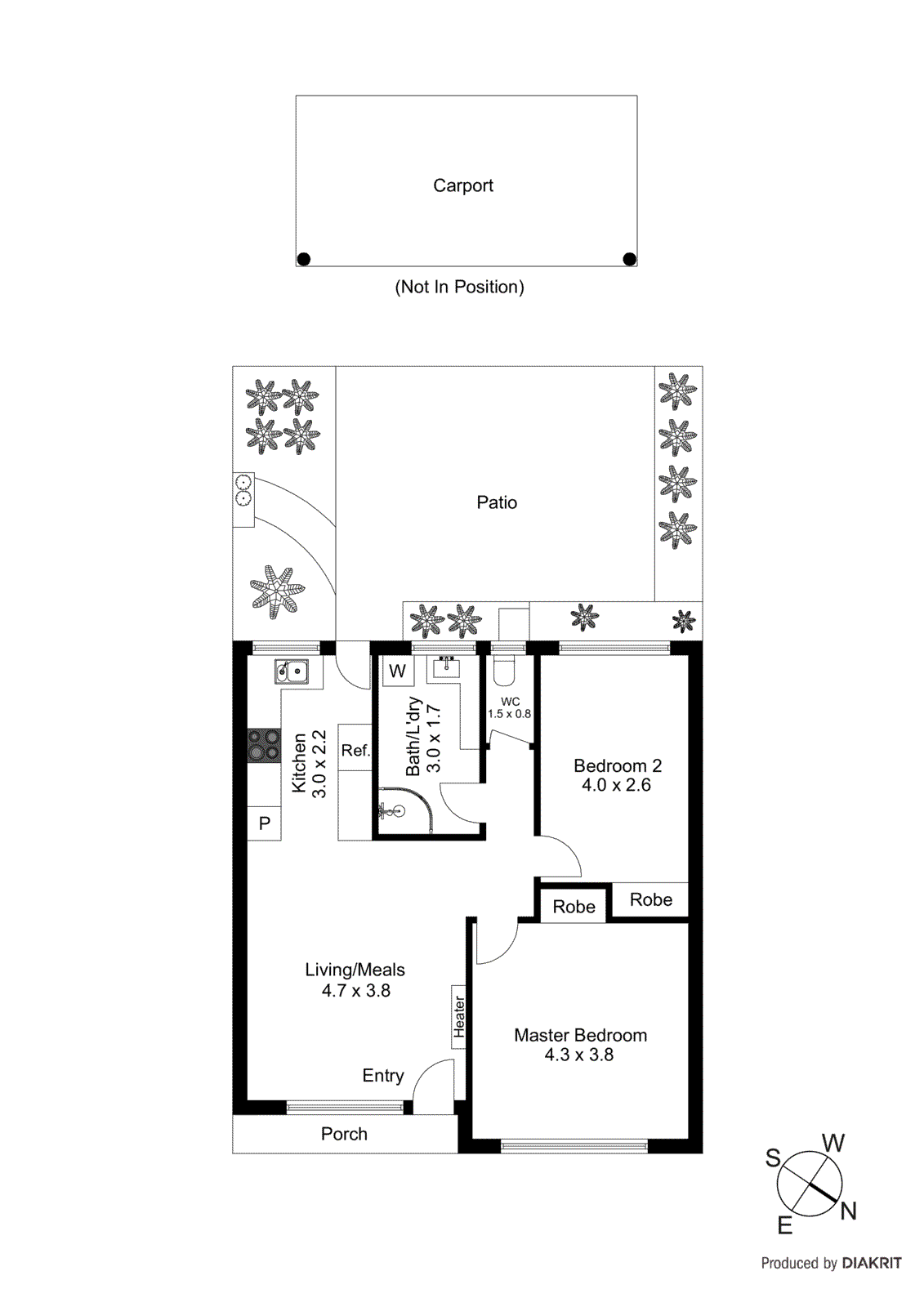 2/59 Blantyre Avenue, Chelsea VIC 3196 - Floorplan