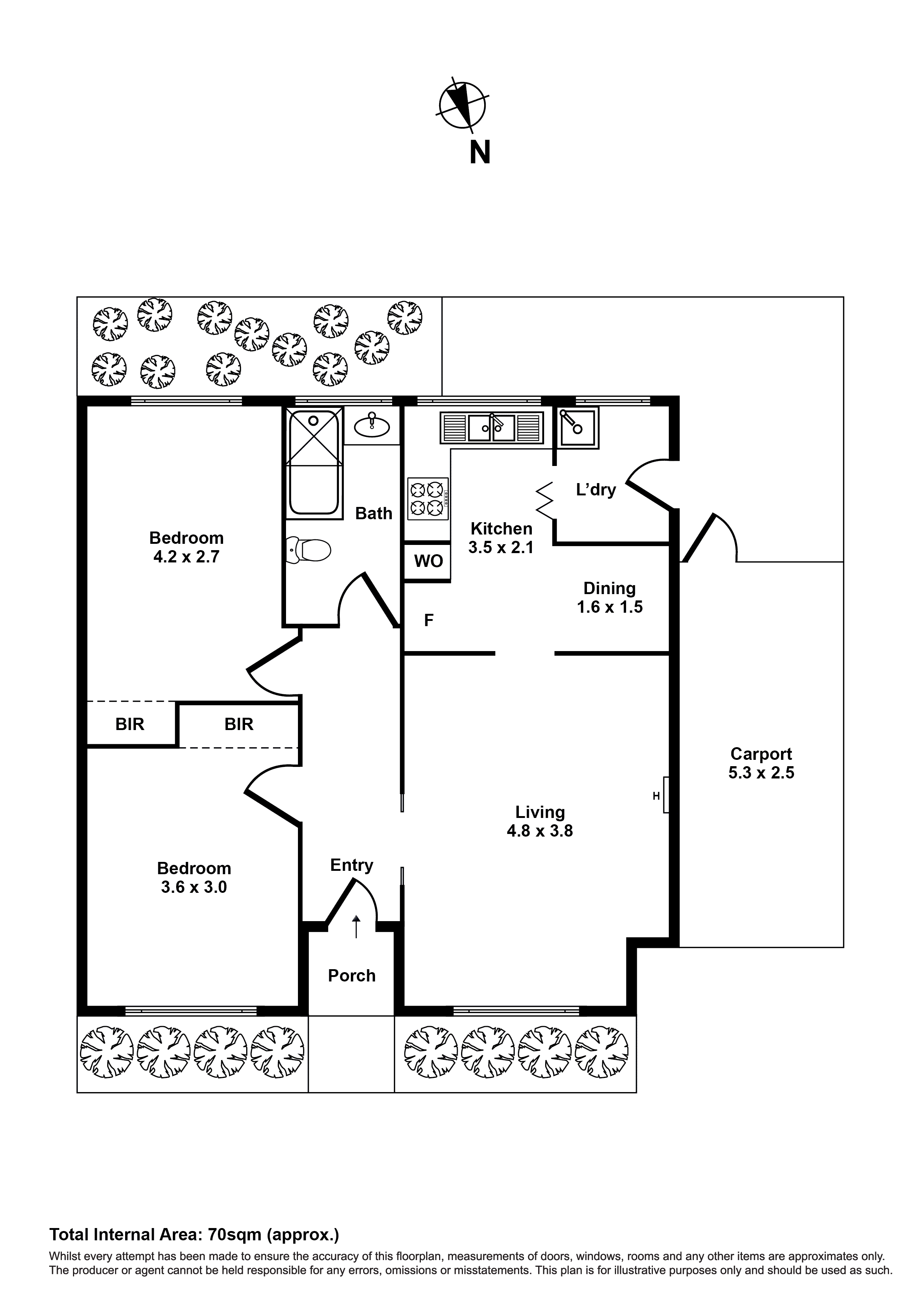 2/59 Edgar Street, Kingsville VIC 3012 - Floorplan