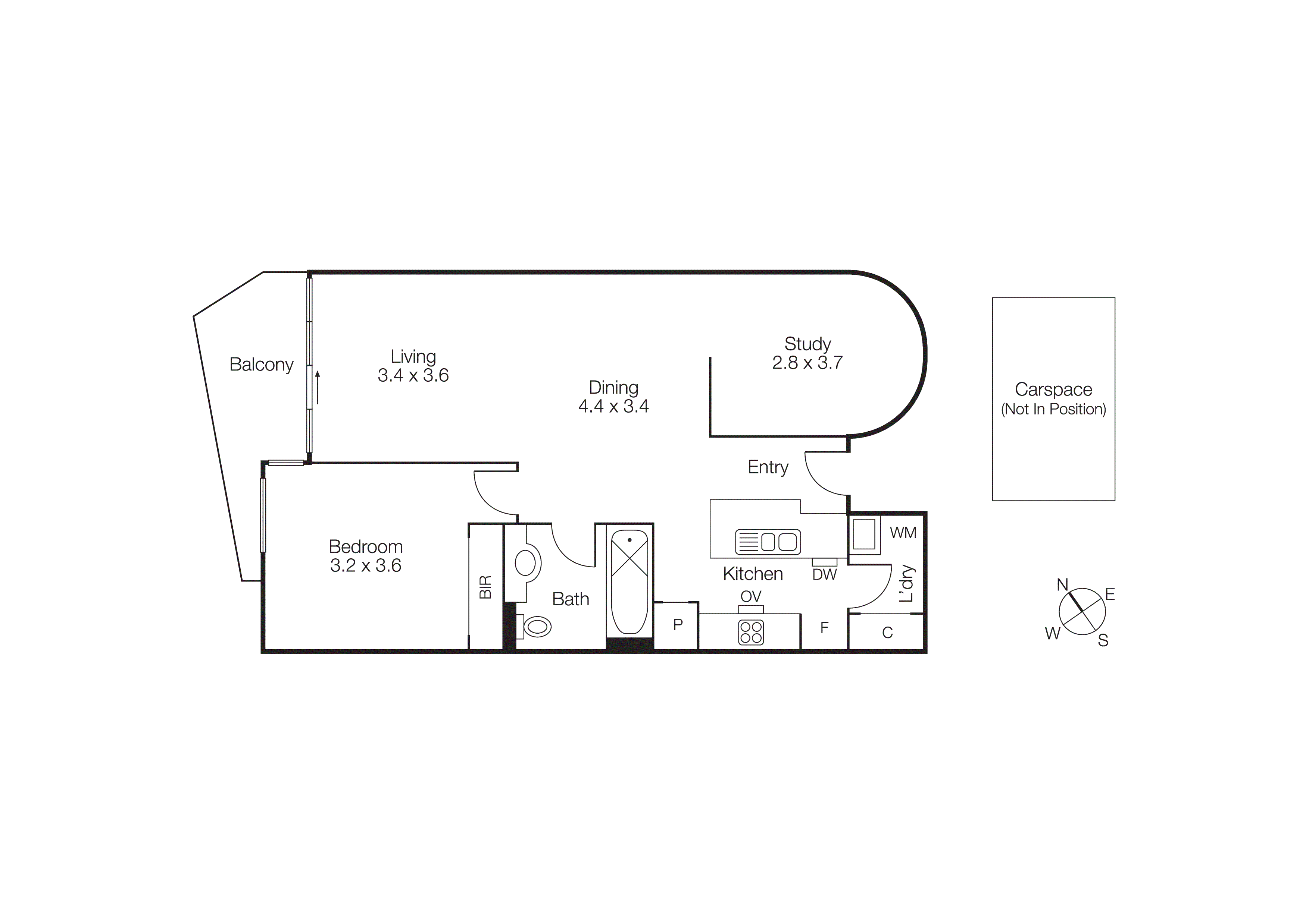 25/95 Rouse Street, Port Melbourne VIC 3207 - Floorplan