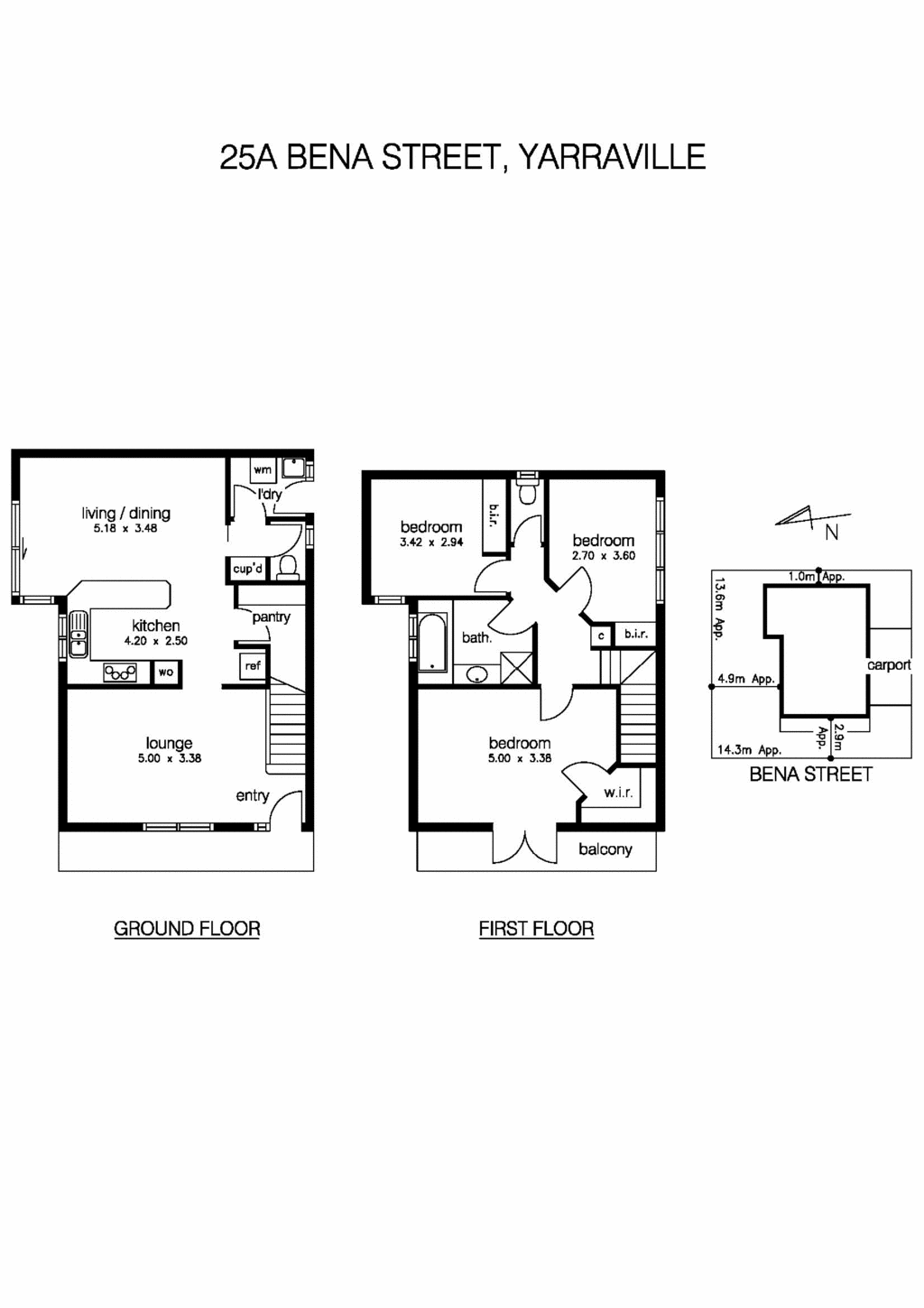 25A Bena Street, YARRAVILLE VIC 3013 - Floorplan