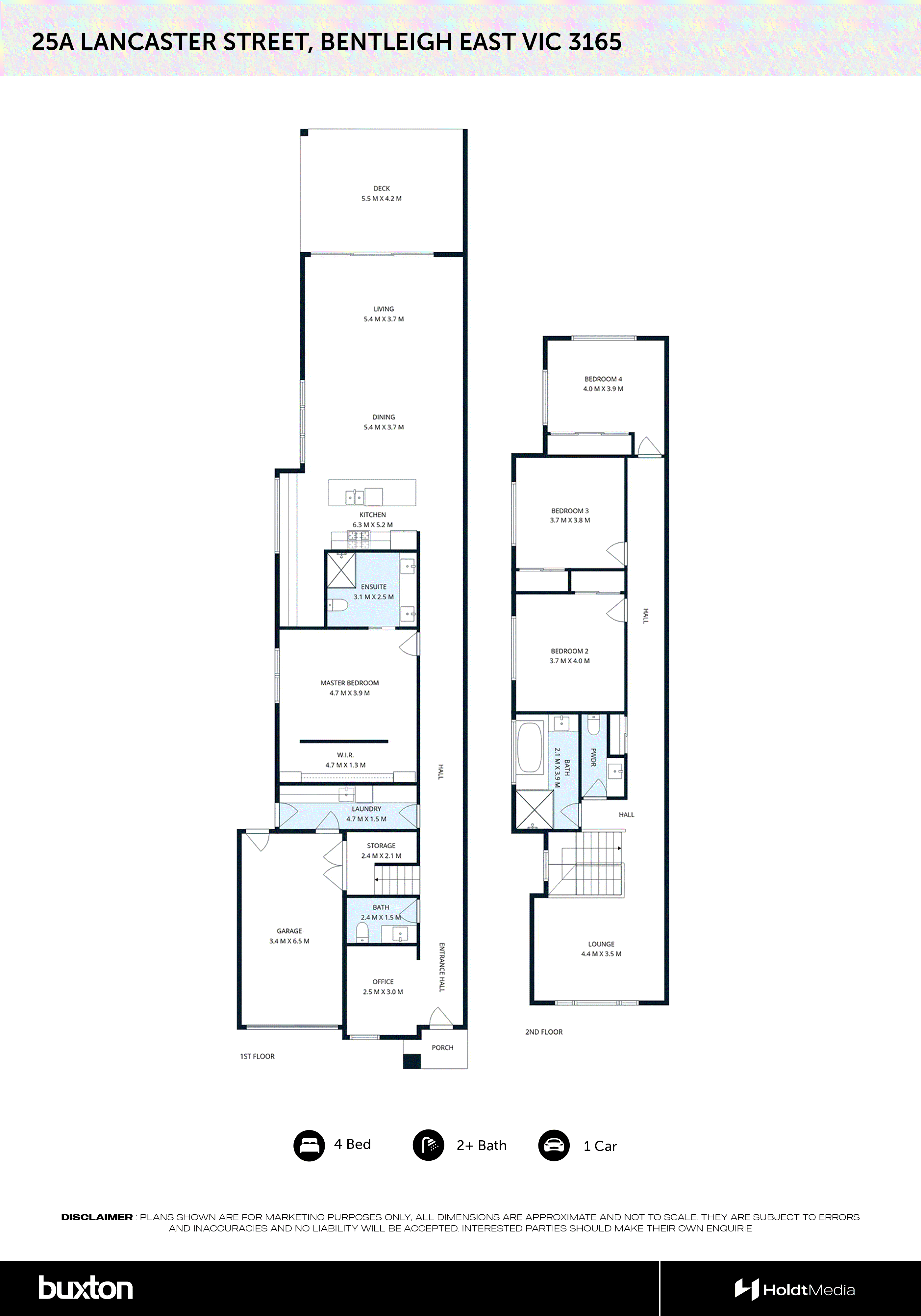25A Lancaster Street, Bentleigh East VIC 3165 - Floorplan