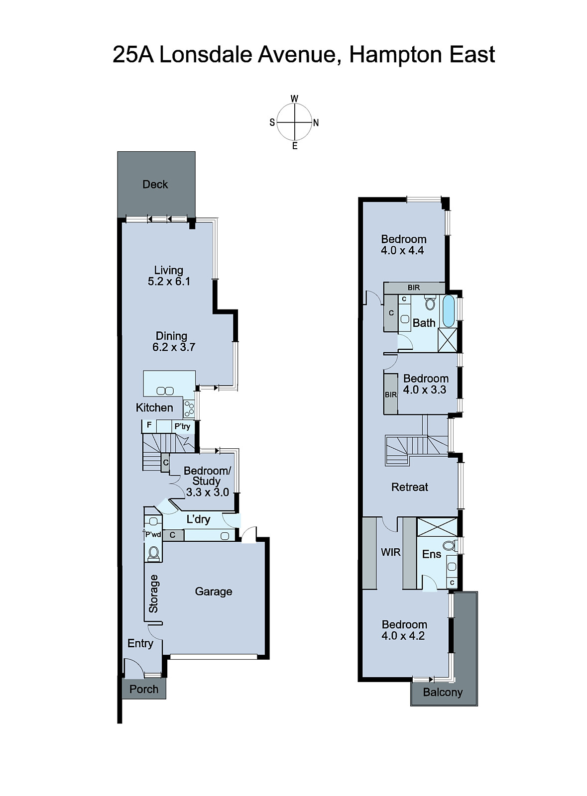 25A Lonsdale Avenue, Hampton East VIC 3188 - Floorplan