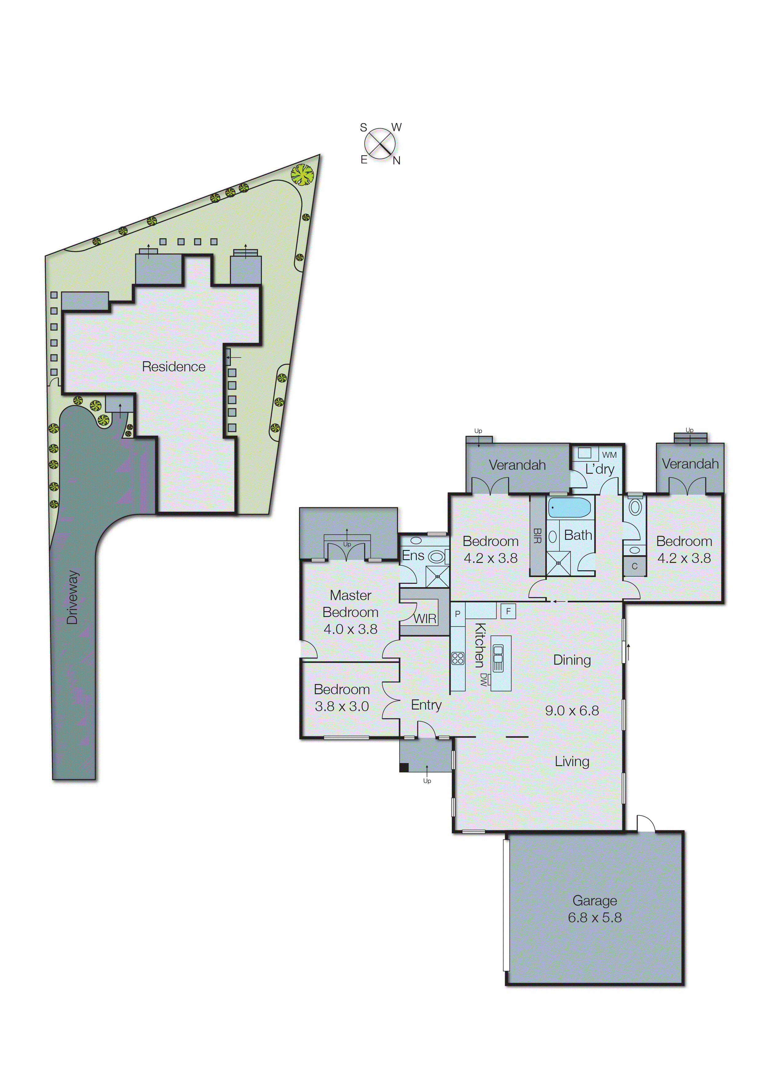 2/6 Abbin Avenue, Bentleigh East VIC 3165 - Floorplan