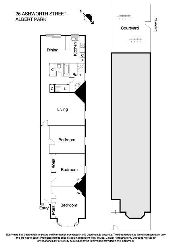 26 Ashworth Street, ALBERT PARK VIC 3206 - Floorplan