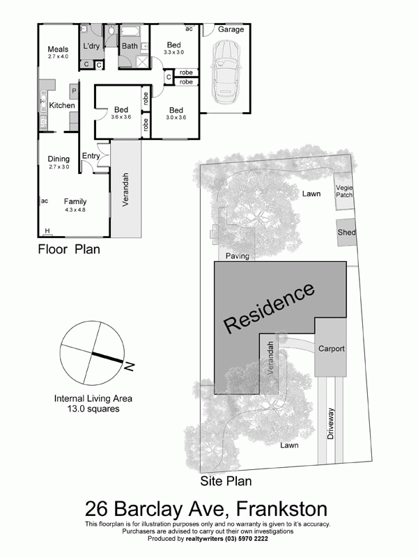 26 Barclay Avenue, FRANKSTON VIC 3199 - Floorplan