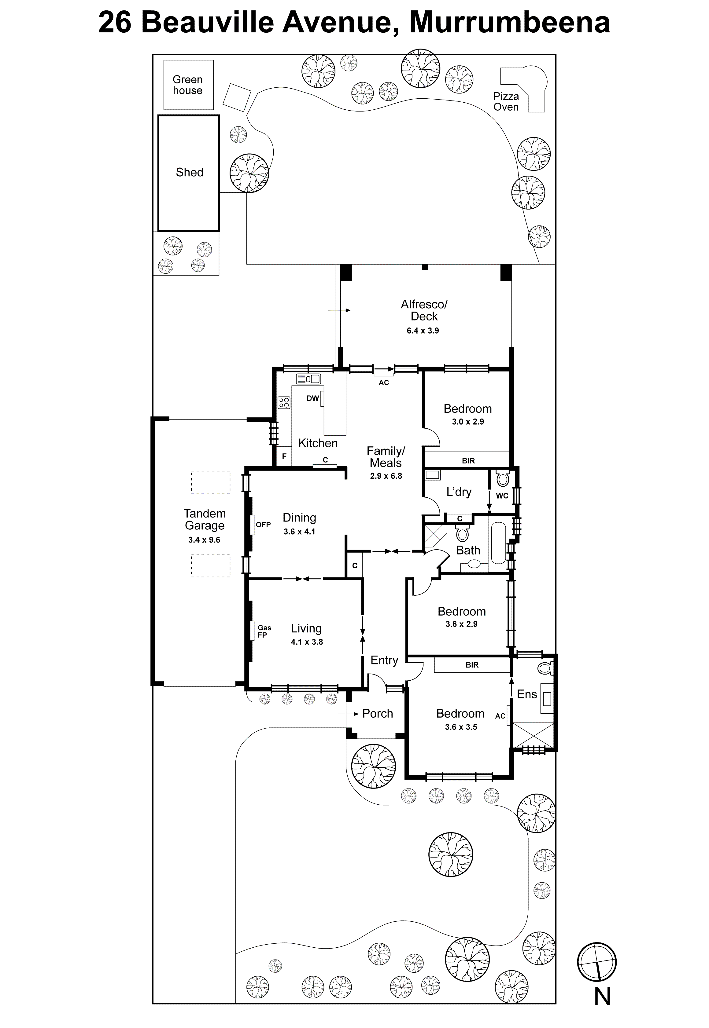 26 Beauville Avenue, Murrumbeena VIC 3163 - Floorplan