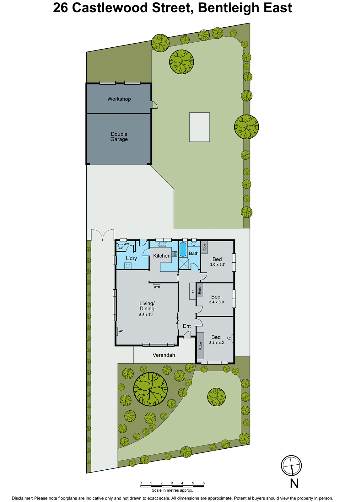 26 Castlewood Street, Bentleigh East VIC 3165 - Floorplan