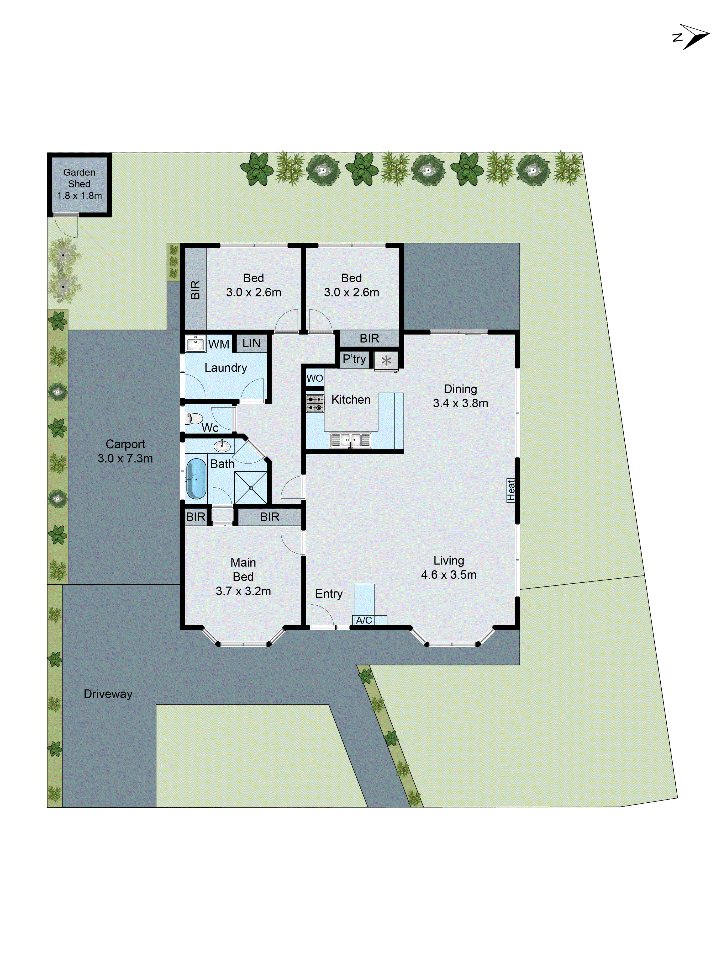 26 Chenin Mews, Waurn Ponds VIC 3216 - Floorplan