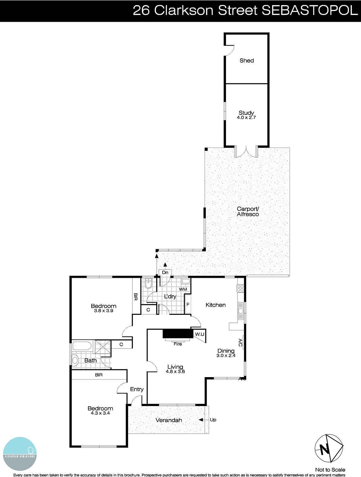 26 Clarkson Street, Sebastopol VIC 3356 - Floorplan