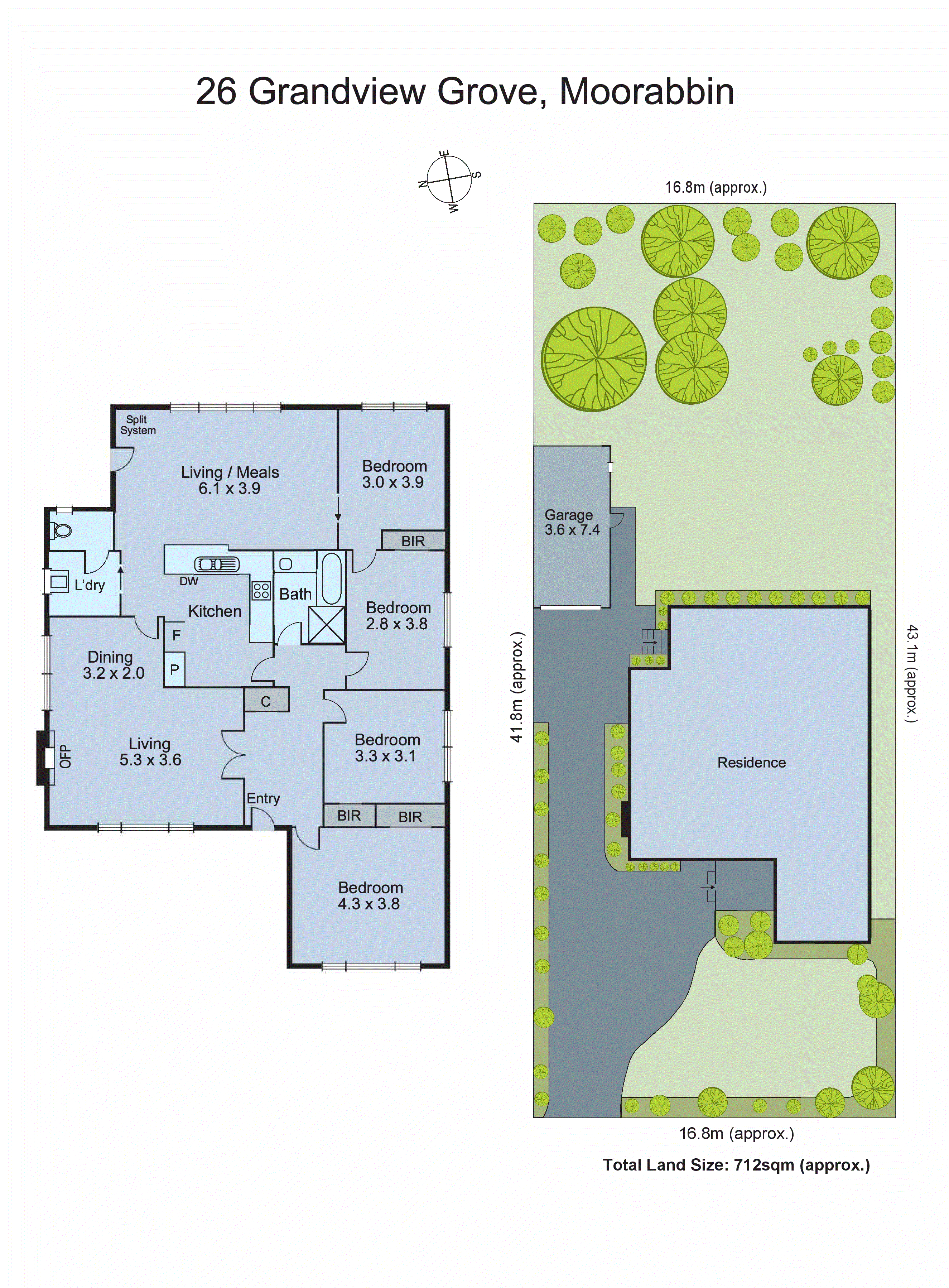26 Grandview Grove, Moorabbin VIC 3189 - Floorplan