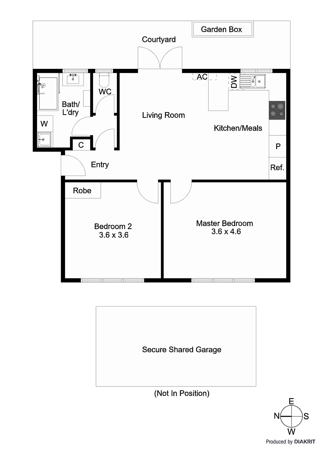 2/6 Hotham Grove, Ripponlea VIC 3185 - Floorplan