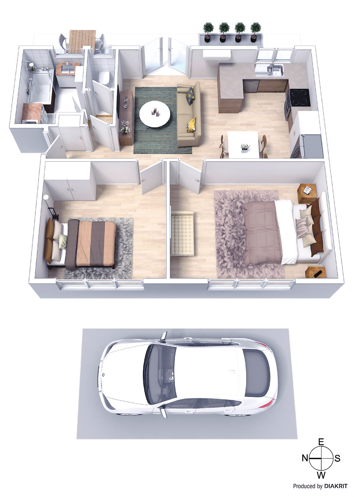 2/6 Hotham Grove, Ripponlea VIC 3185 - Floorplan