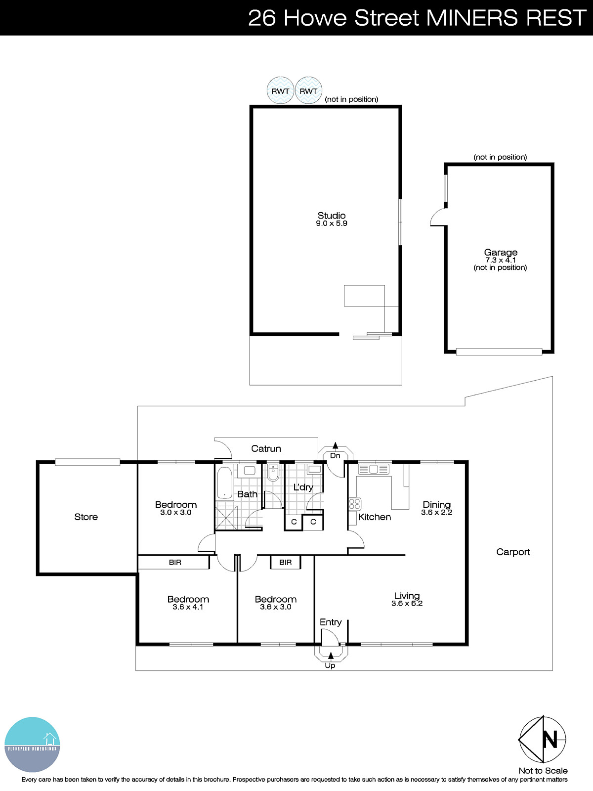 26 Howe Street, Miners Rest VIC 3352 - Floorplan