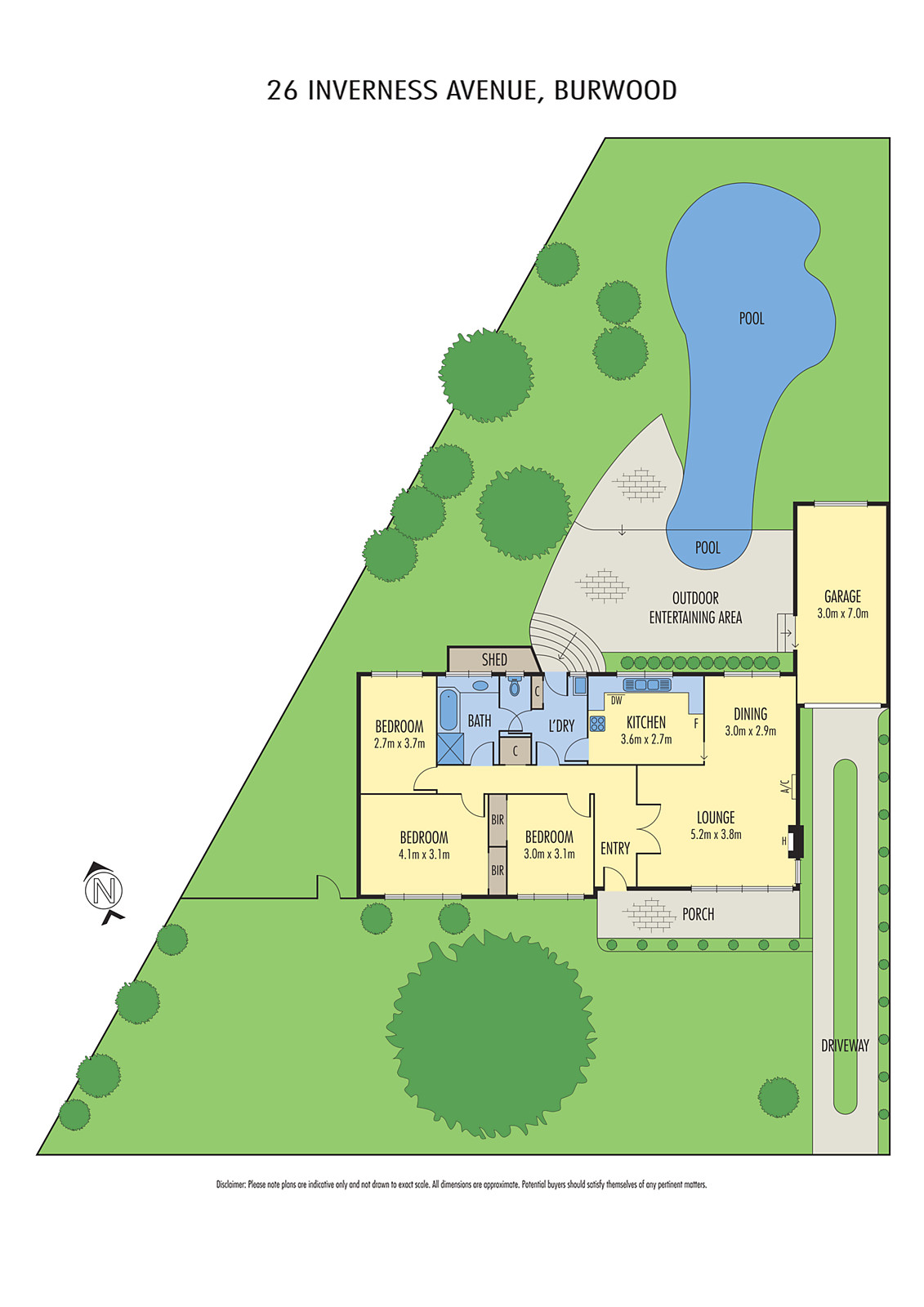 26 Inverness Avenue, Burwood VIC 3125 - Floorplan
