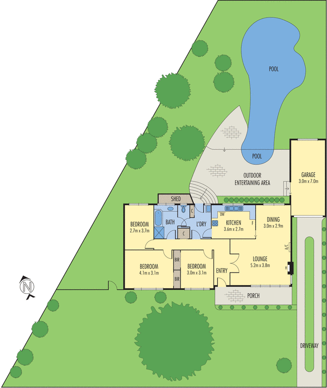 26 Inverness Avenue, Burwood VIC 3125 - Floorplan