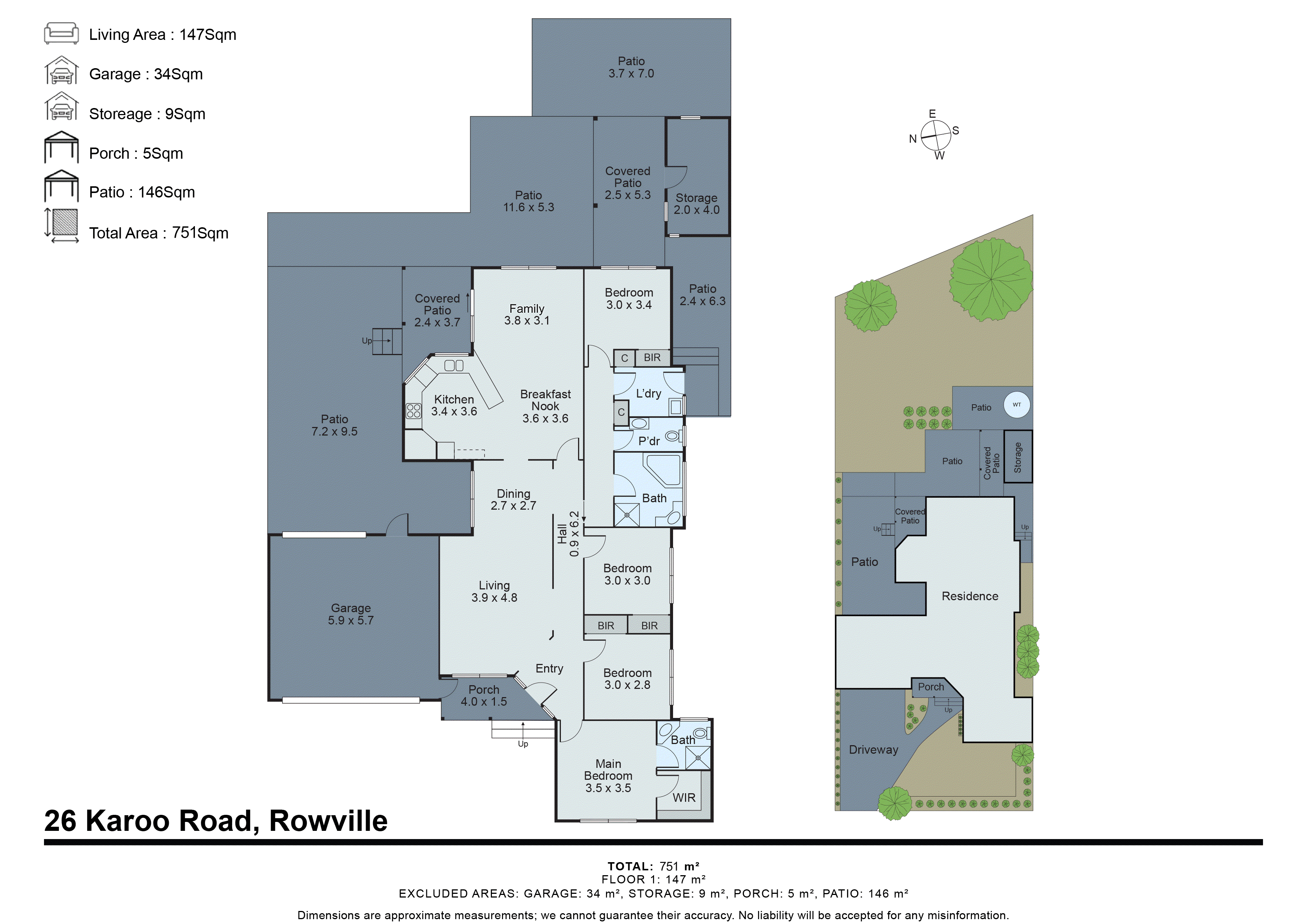 26 Karoo Road, Rowville VIC 3178 - Floorplan
