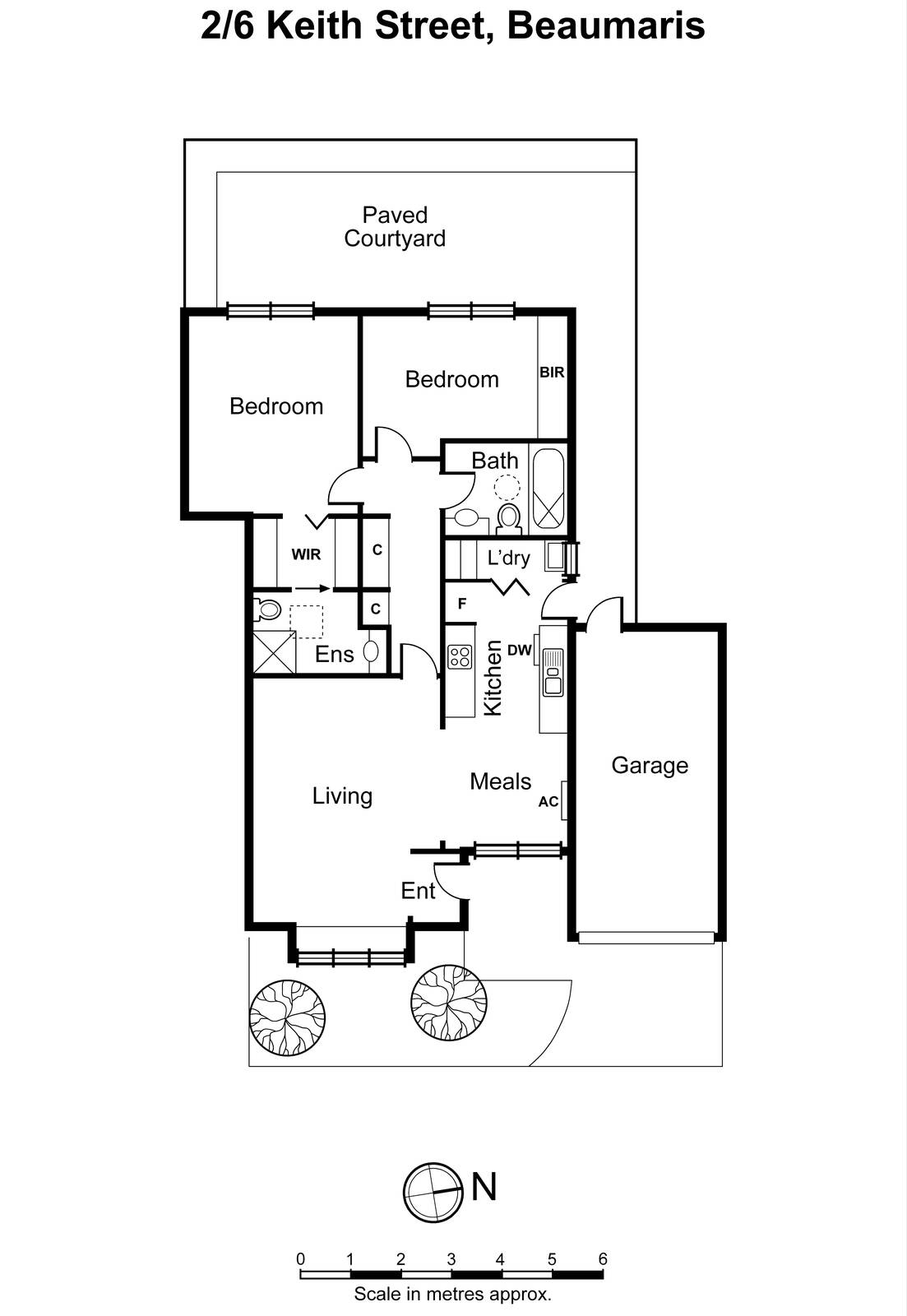 2/6 Keith Street, Beaumaris VIC 3193 - Floorplan