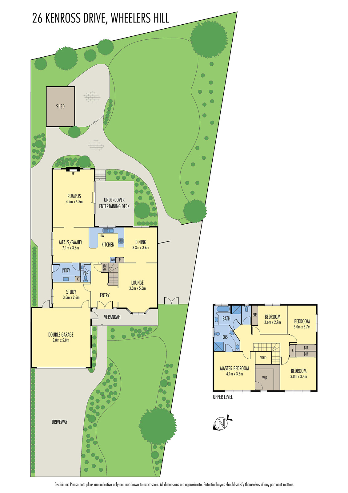 26 Kenross Drive, Wheelers Hill VIC 3150 - Floorplan