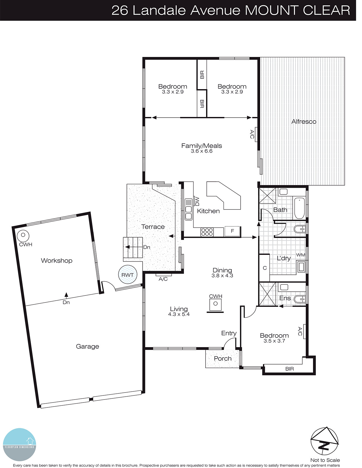26 Landale Avenue, Mount Clear VIC 3350 - Floorplan