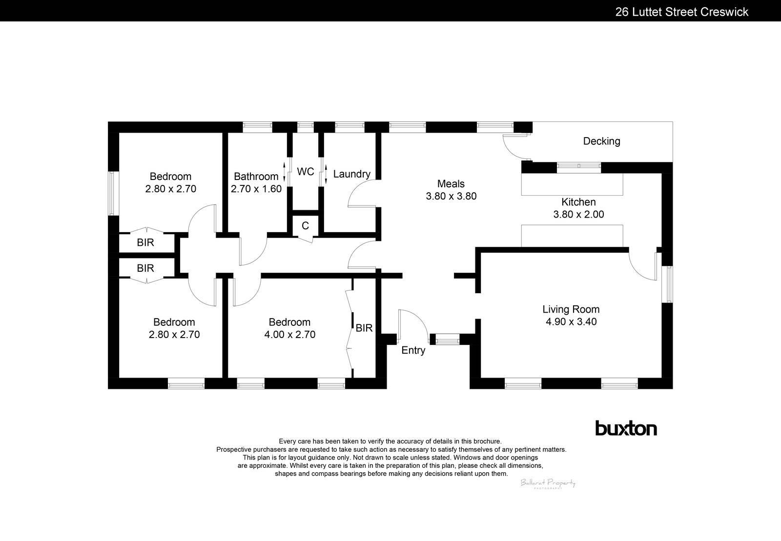 26 Luttet Street, Creswick VIC 3363 - Floorplan