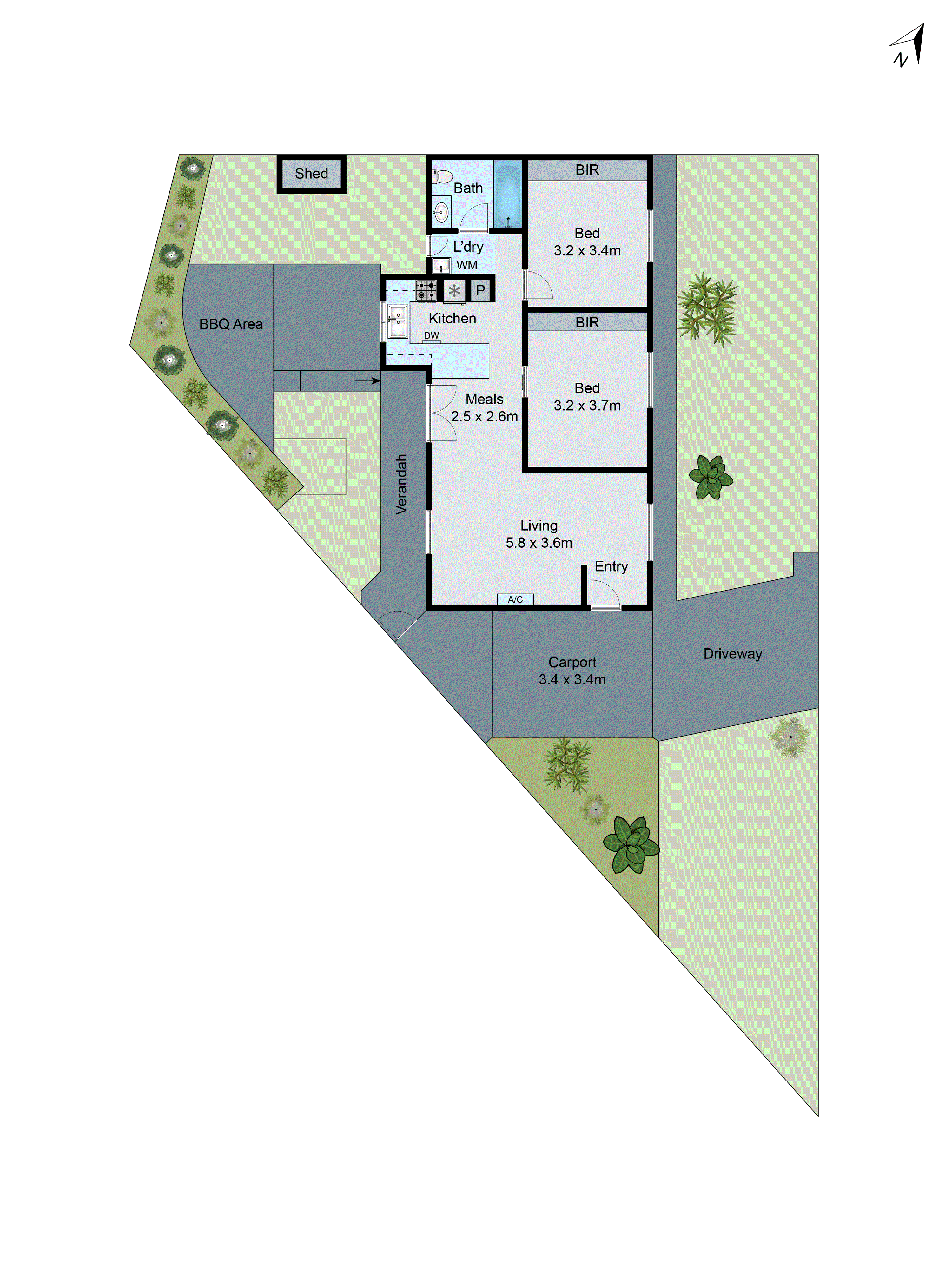 2/6 Montgomery Avenue, Hamlyn Heights VIC 3215 - Floorplan
