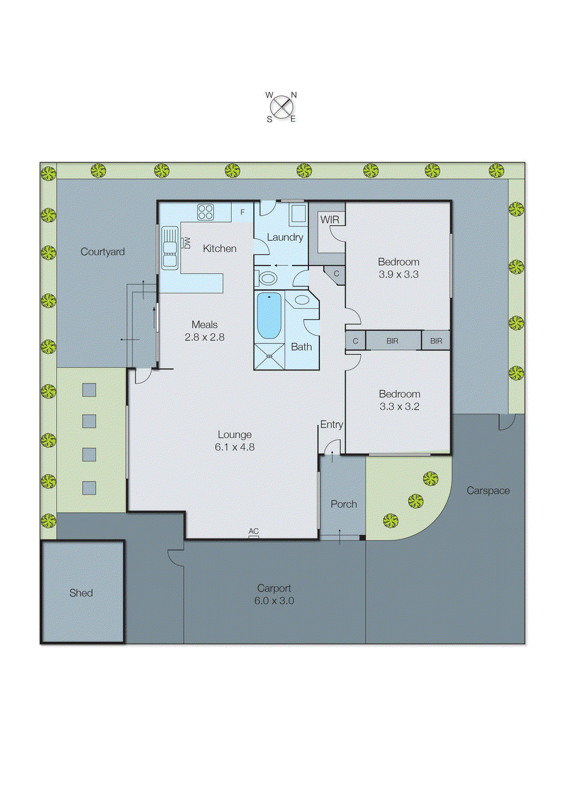 2/6 Parkin Avenue, Cheltenham VIC 3192 - Floorplan