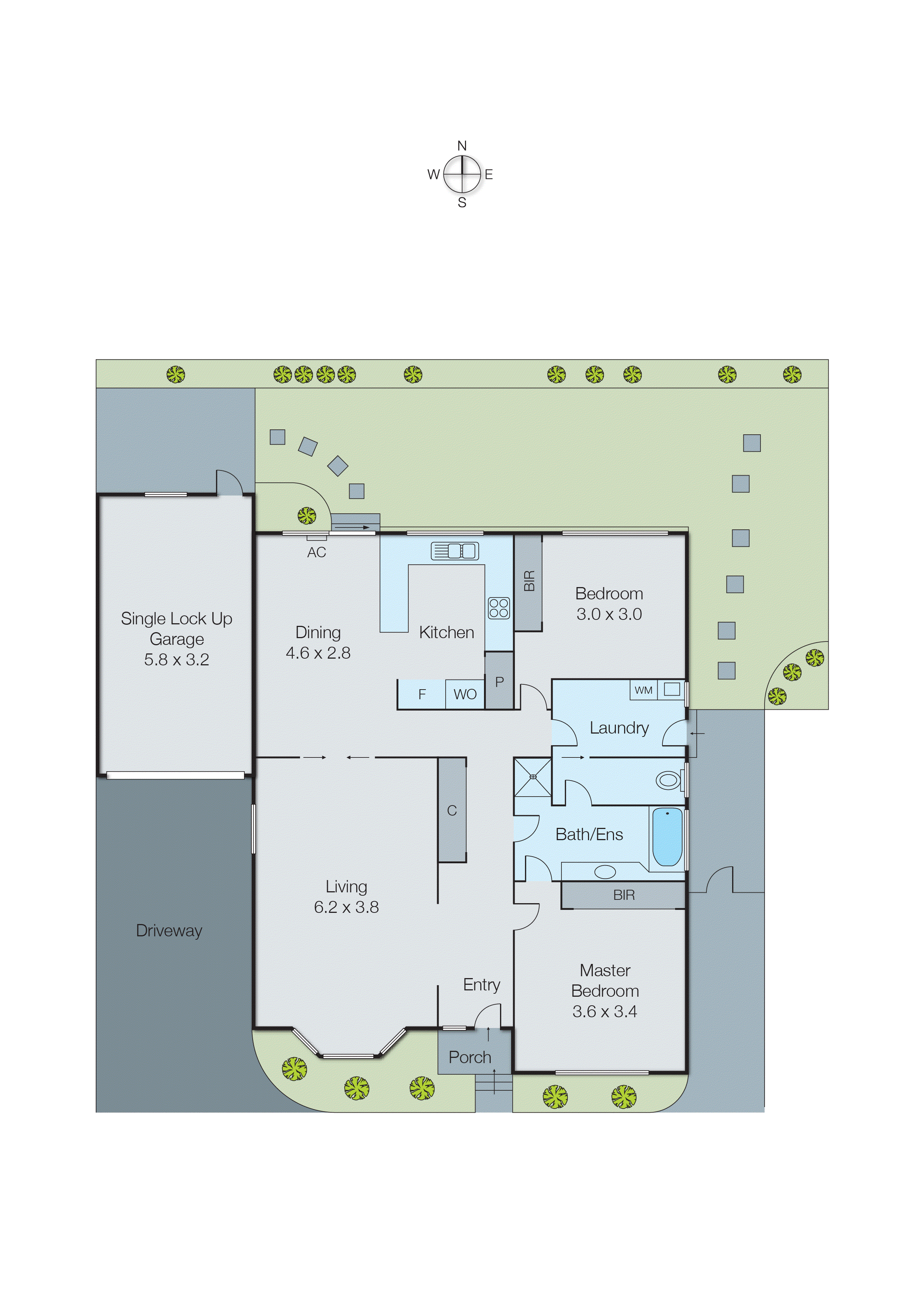2/6 Peace Street, Highett VIC 3190 - Floorplan