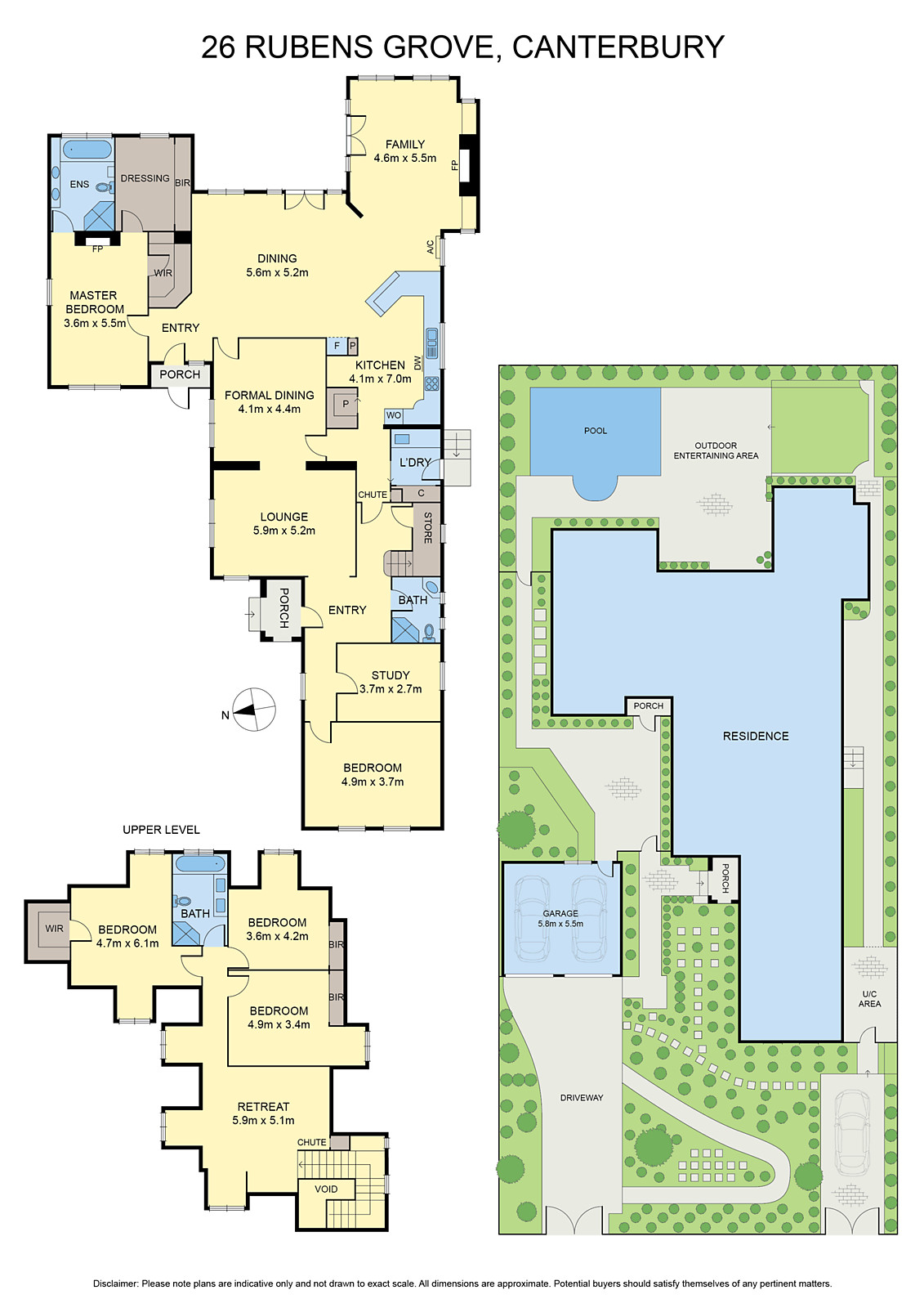 26 Rubens Grove, Canterbury VIC 3126 - Floorplan