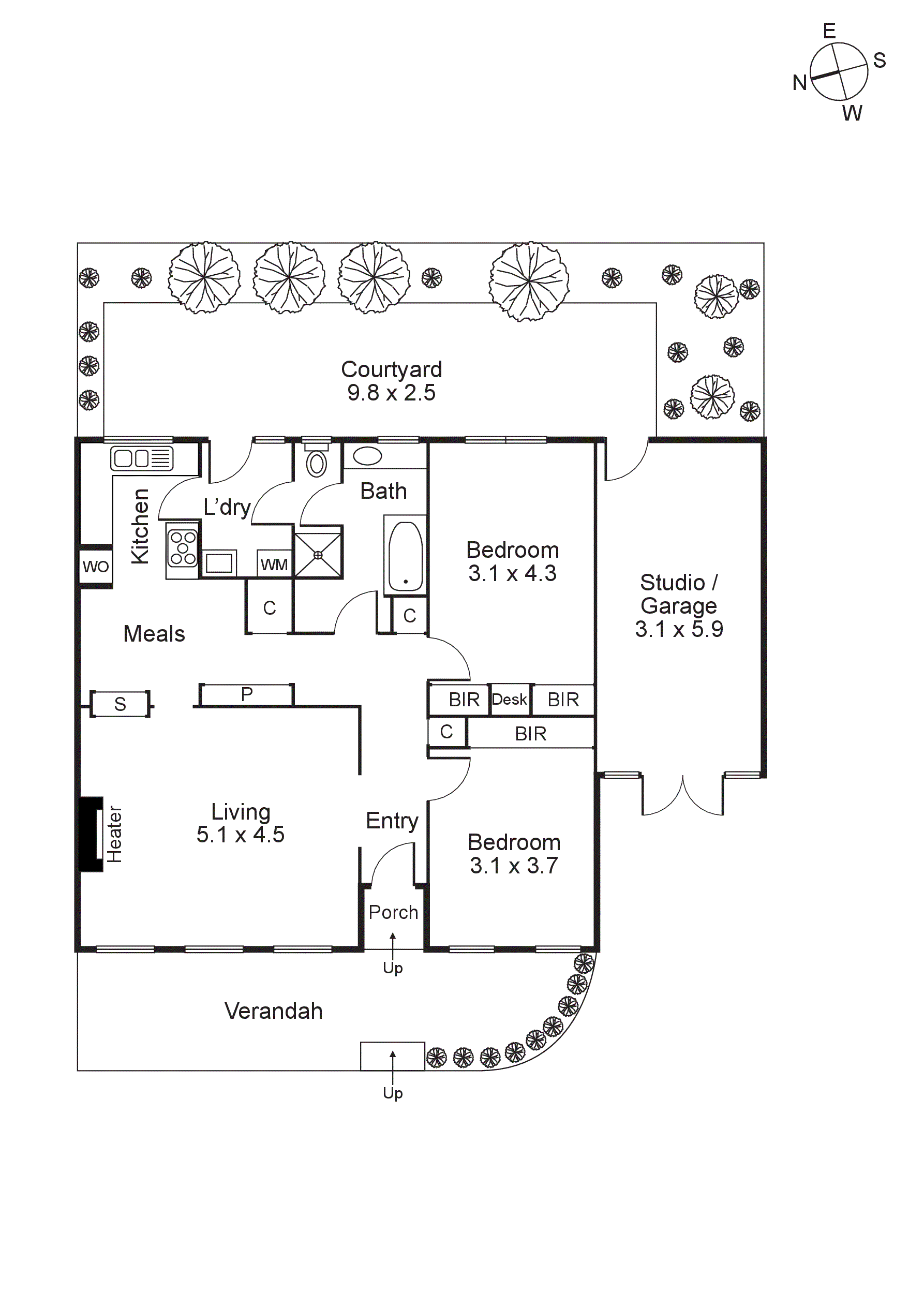 2/6 Stanley Street, Black Rock VIC 3193 - Floorplan