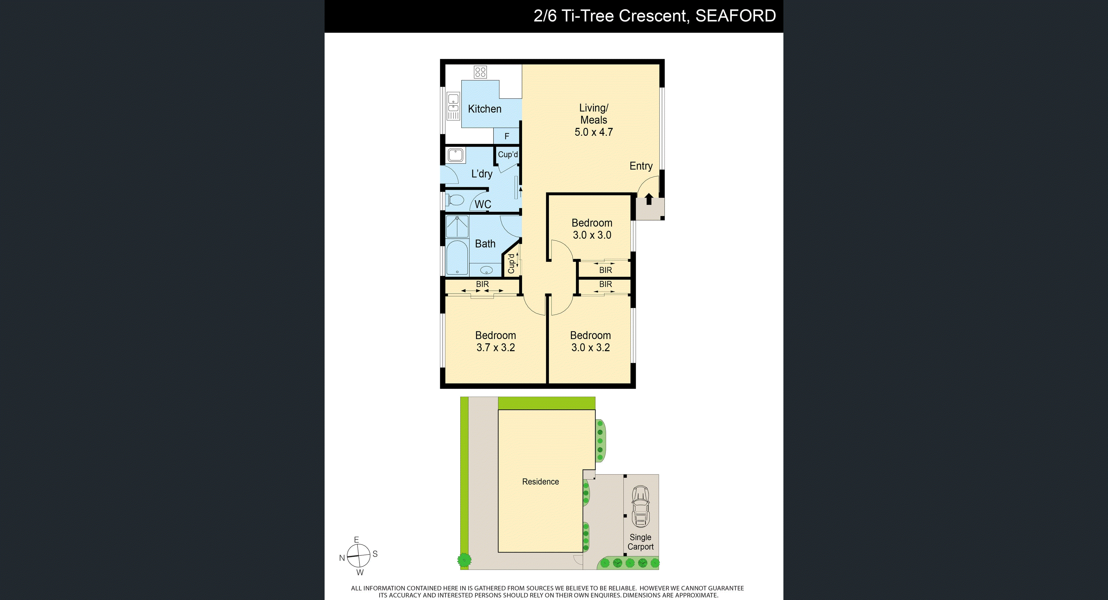 2/6 Ti-Tree Crescent, Seaford VIC 3198 - Floorplan