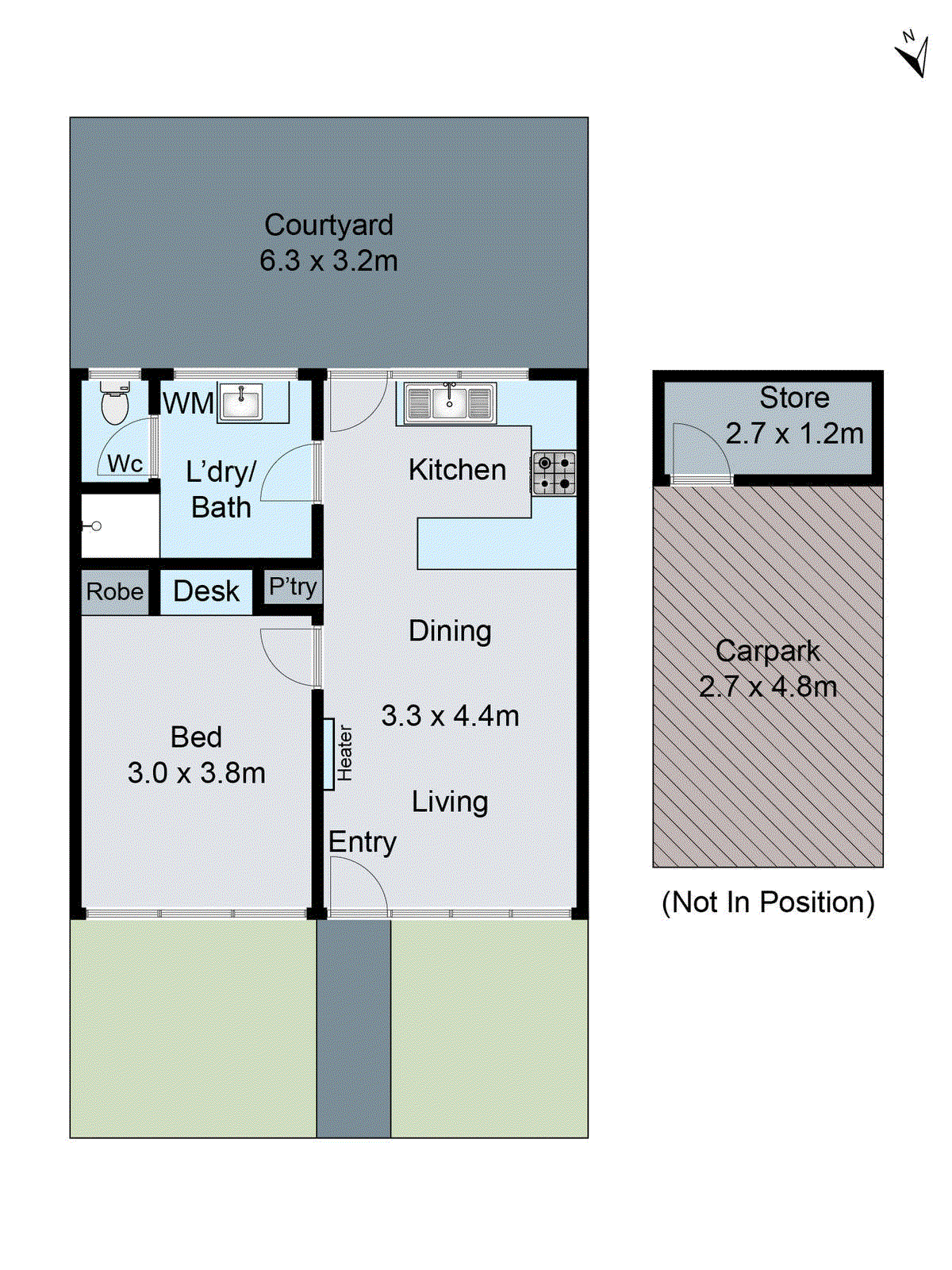 2/6 Tilly Court, Newcomb VIC 3219 - Floorplan