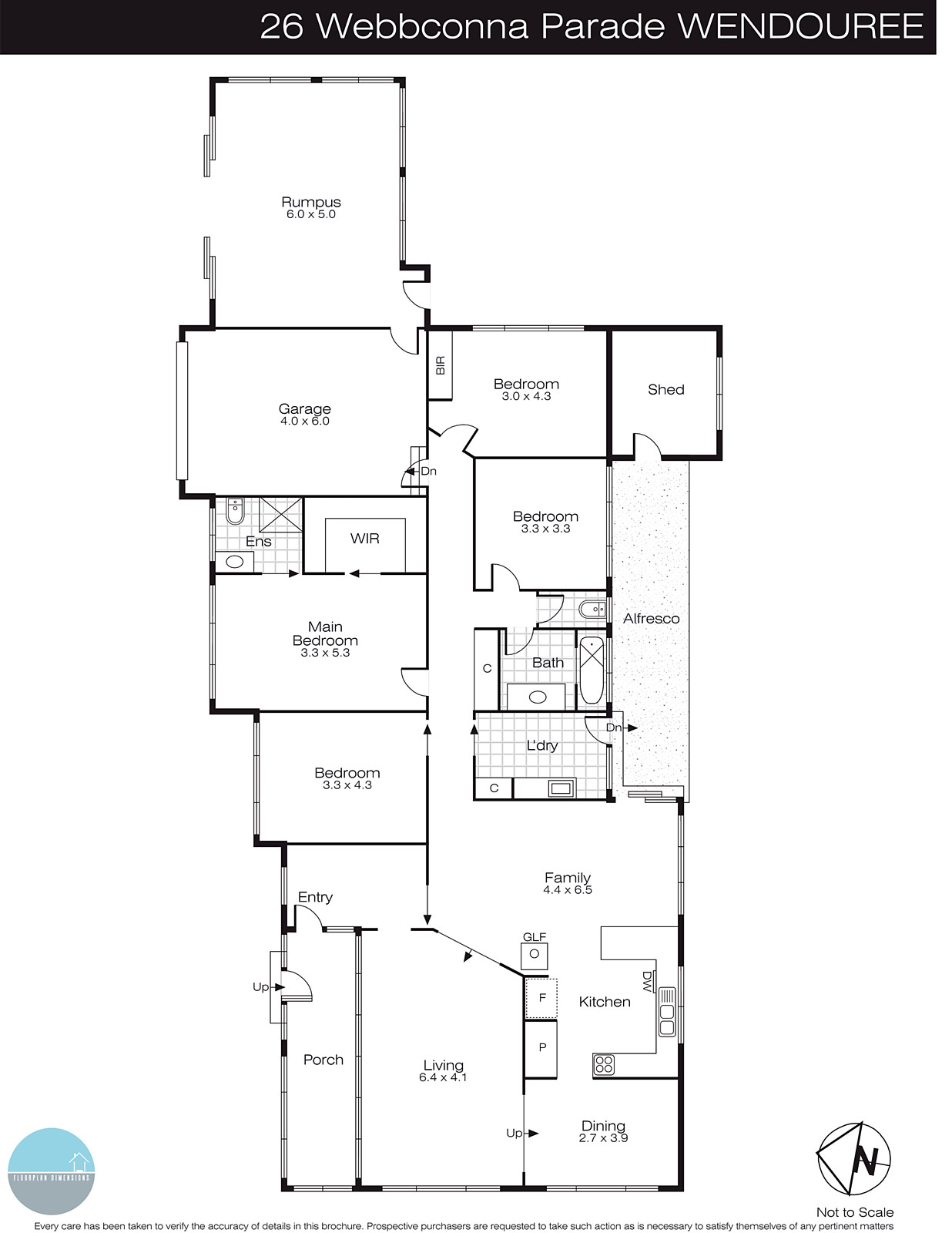 26 Webbcona Parade, Wendouree VIC 3355 - Floorplan