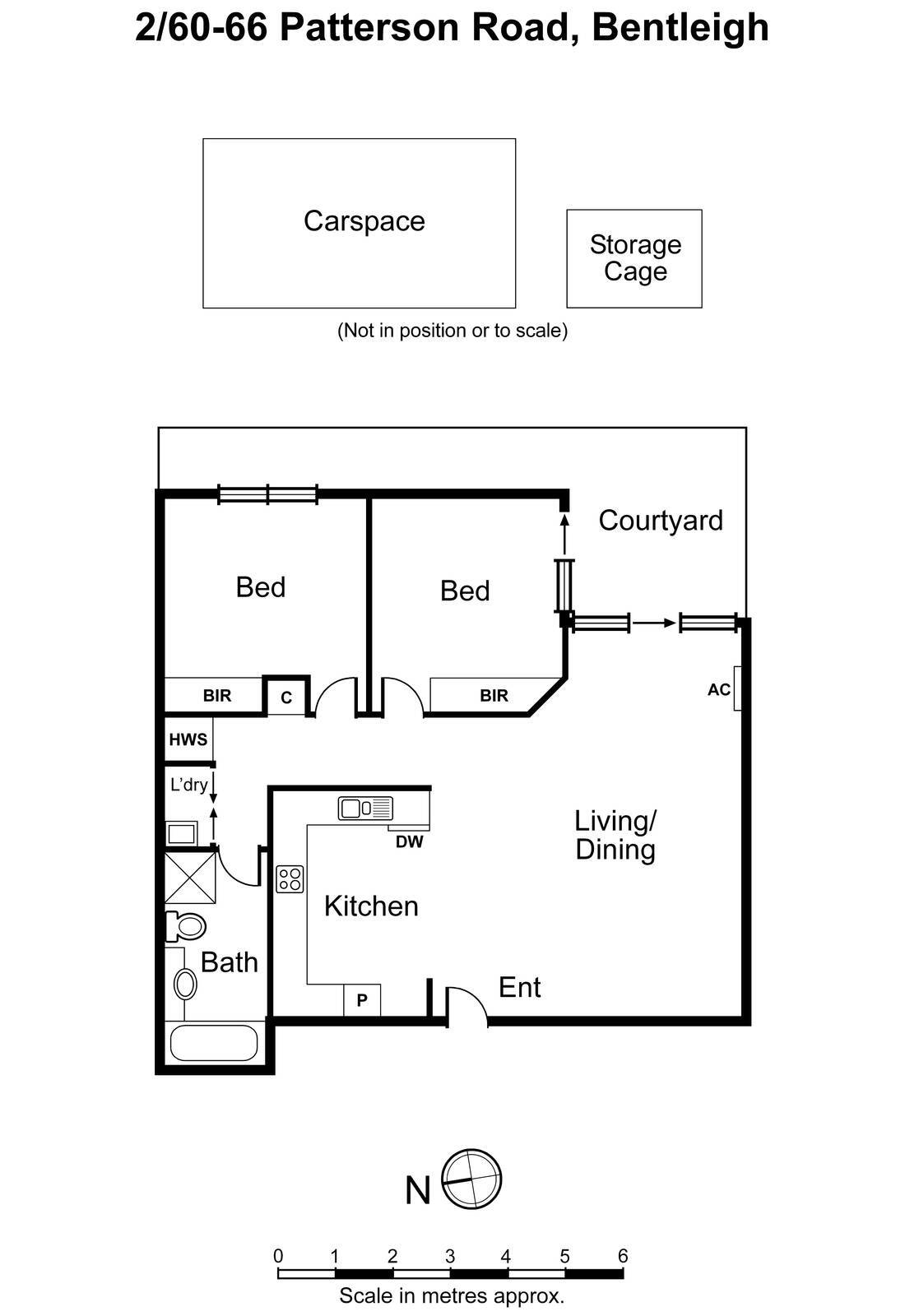 2/60-66 Patterson Road, Bentleigh VIC 3204 - Floorplan