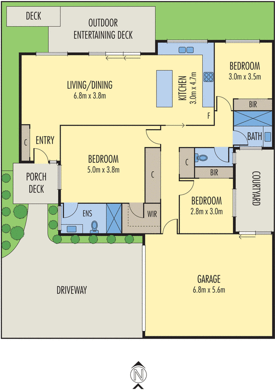2/60 West Fyans Street, Newtown VIC 3220 - Floorplan