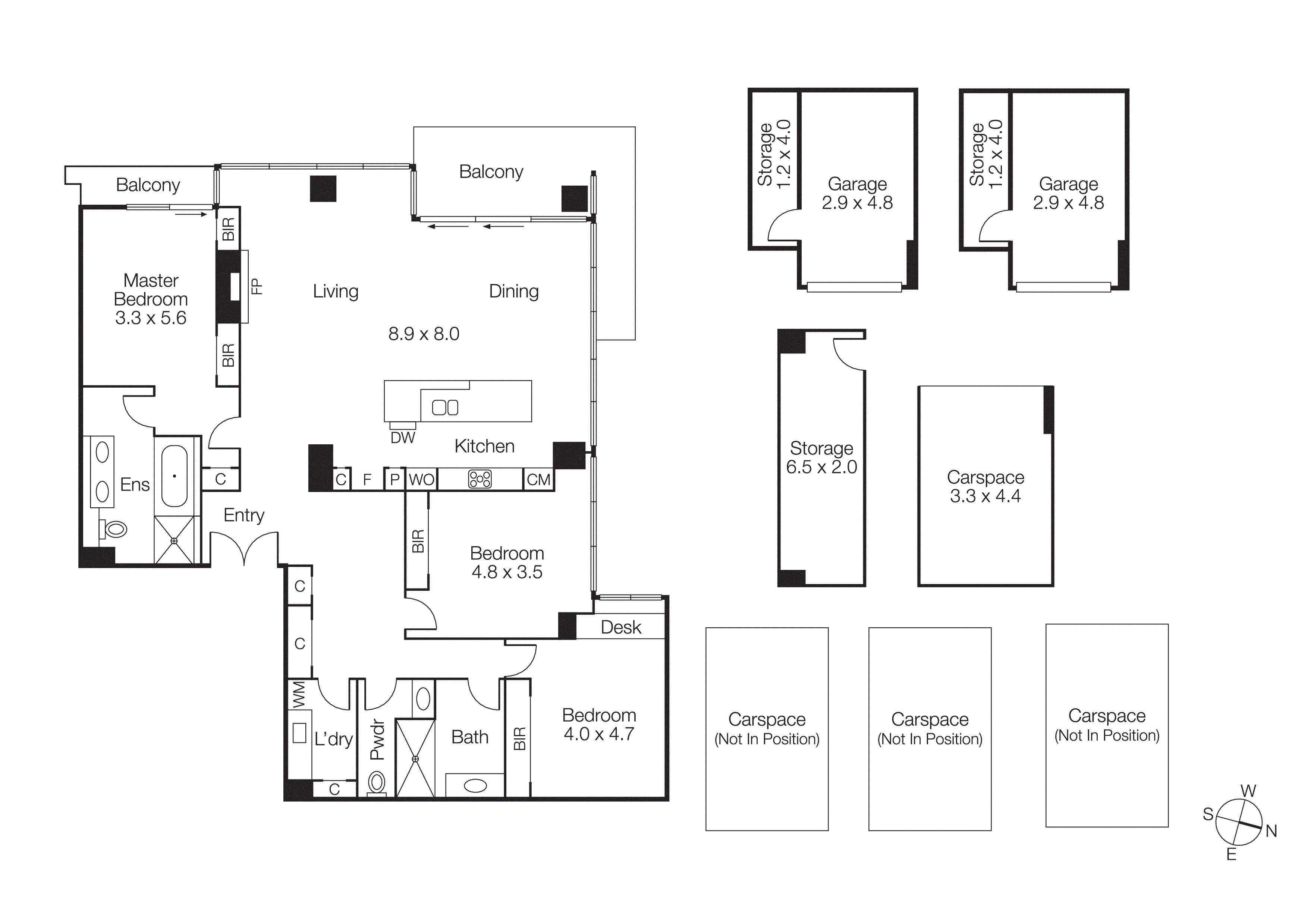2604/368 St Kilda Road, Melbourne VIC 3004 - Floorplan