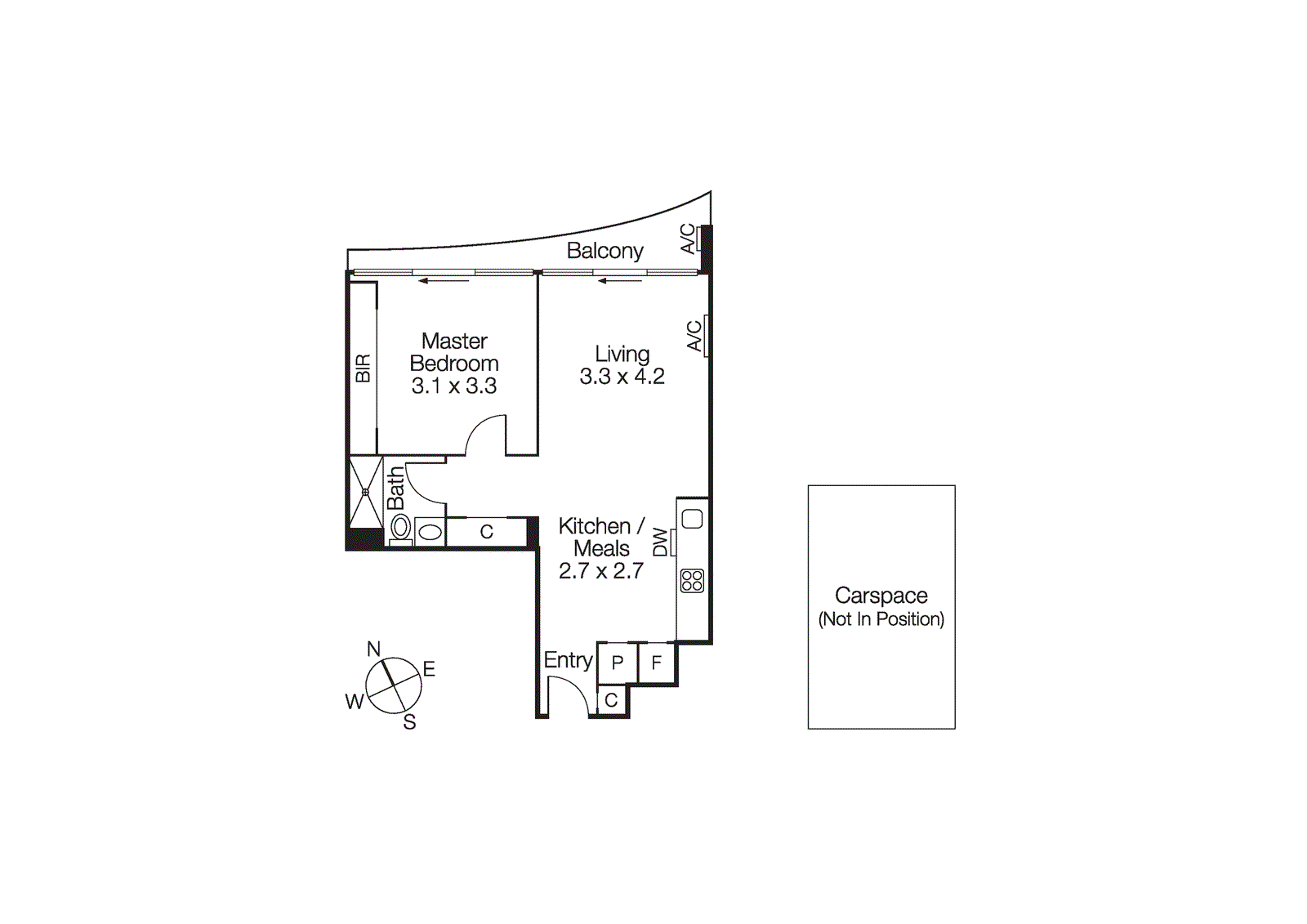 2608/50 Albert Road, South Melbourne VIC 3205 - Floorplan