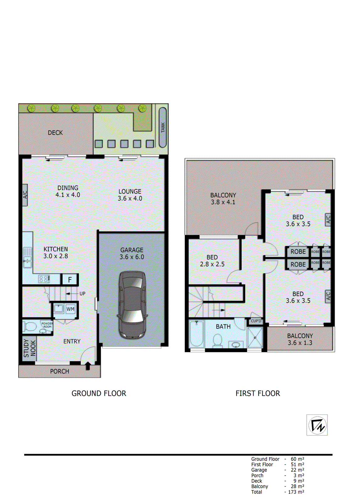 2/61 Bondi Road, Bonbeach VIC 3196 - Floorplan