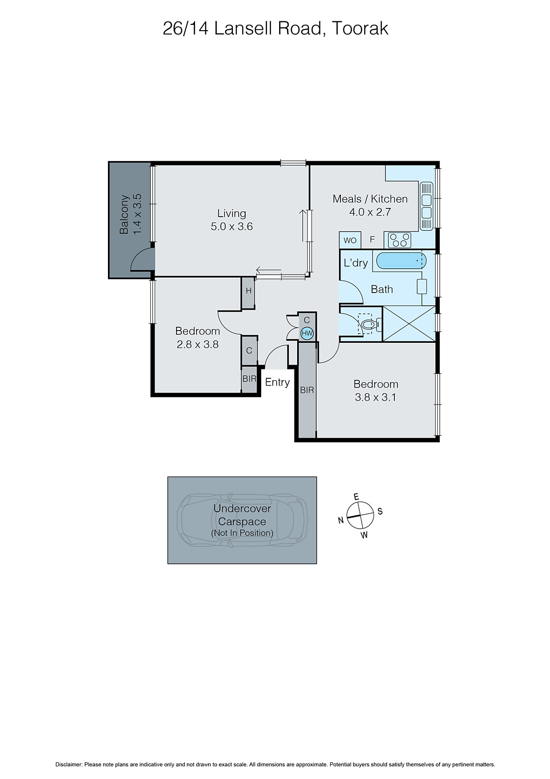26/14 Lansell Road, Toorak VIC 3142 - Floorplan