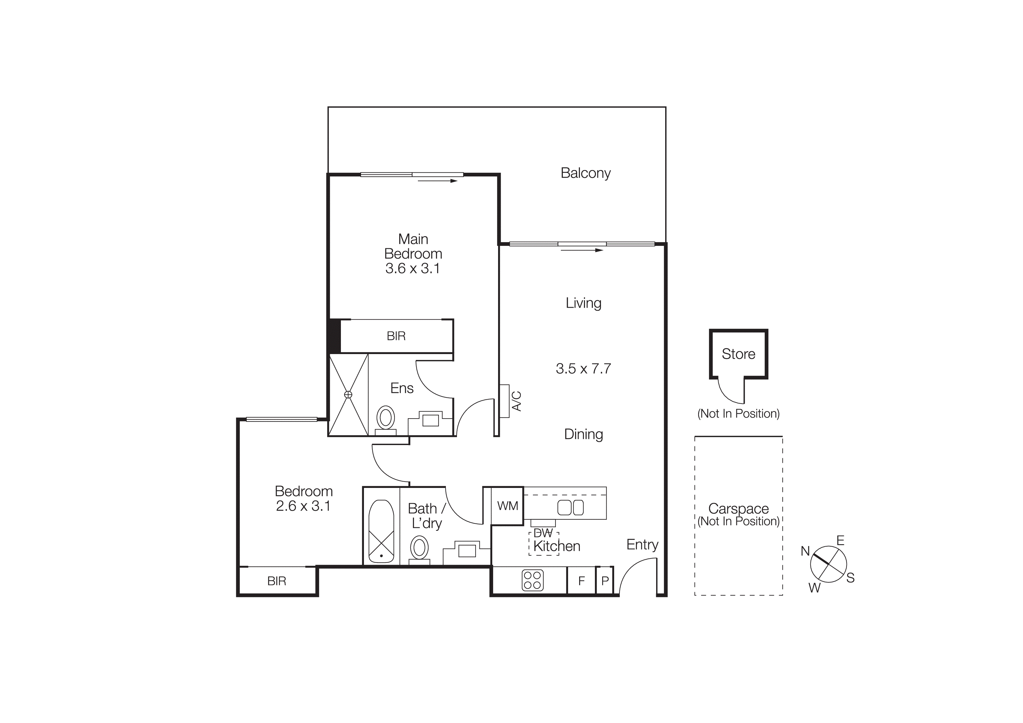 26/17 Robe Street, St Kilda VIC 3182 - Floorplan