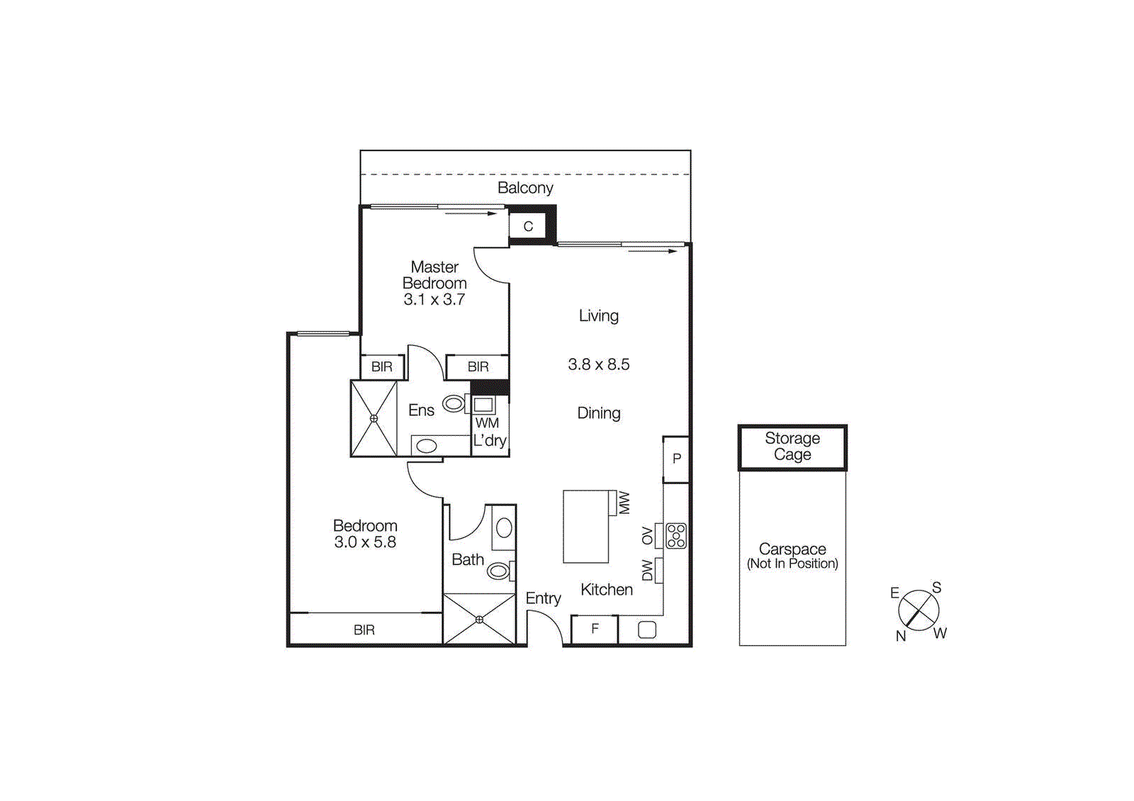 26/171 Church Street, Brighton VIC 3186 - Floorplan