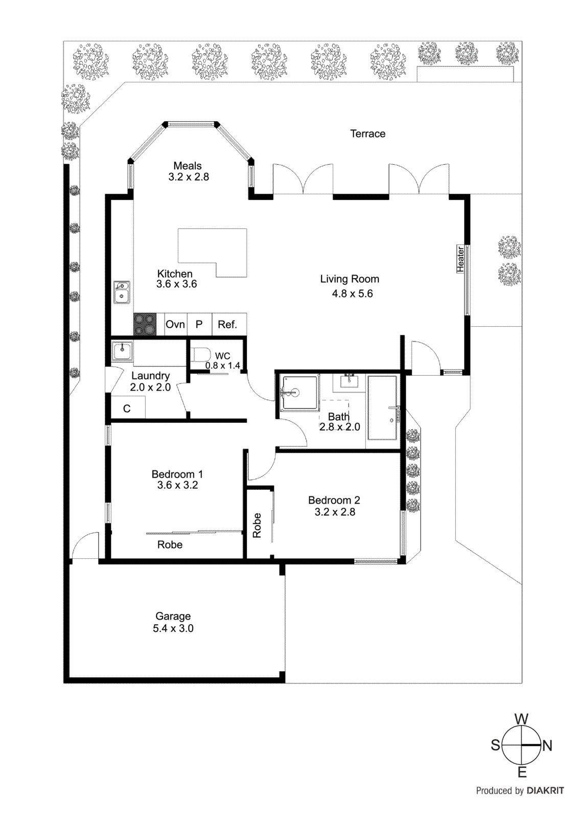 2/62 Bonanza Road, Beaumaris VIC 3193 - Floorplan