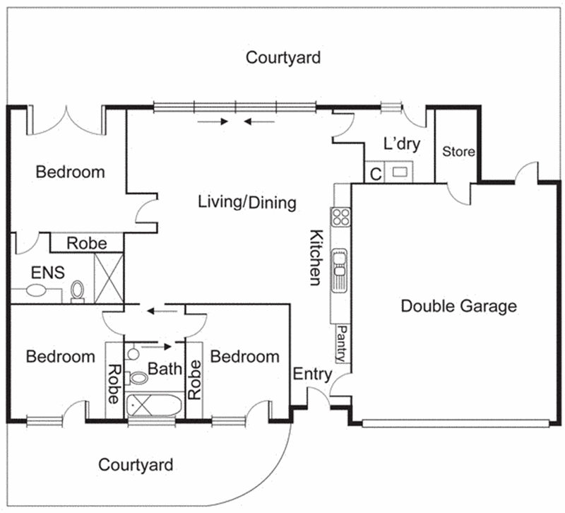 2/62 Brooks Street, Bentleigh East VIC 3165 - Floorplan