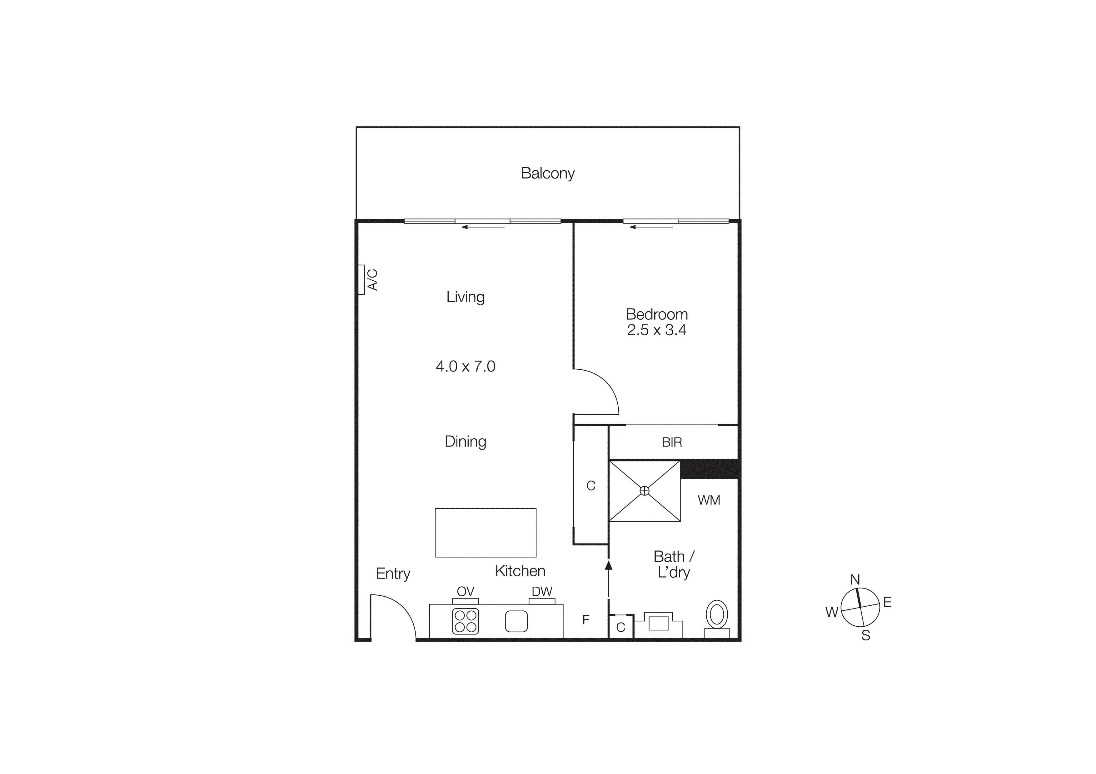 26/23 Irwell Street, St Kilda VIC 3182 - Floorplan