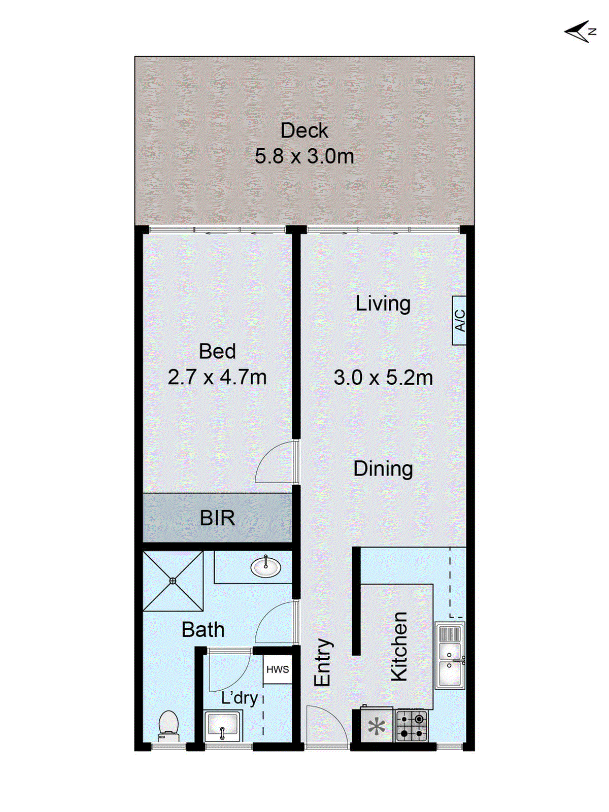 2/63 Calder Street, Manifold Heights VIC 3218 - Floorplan